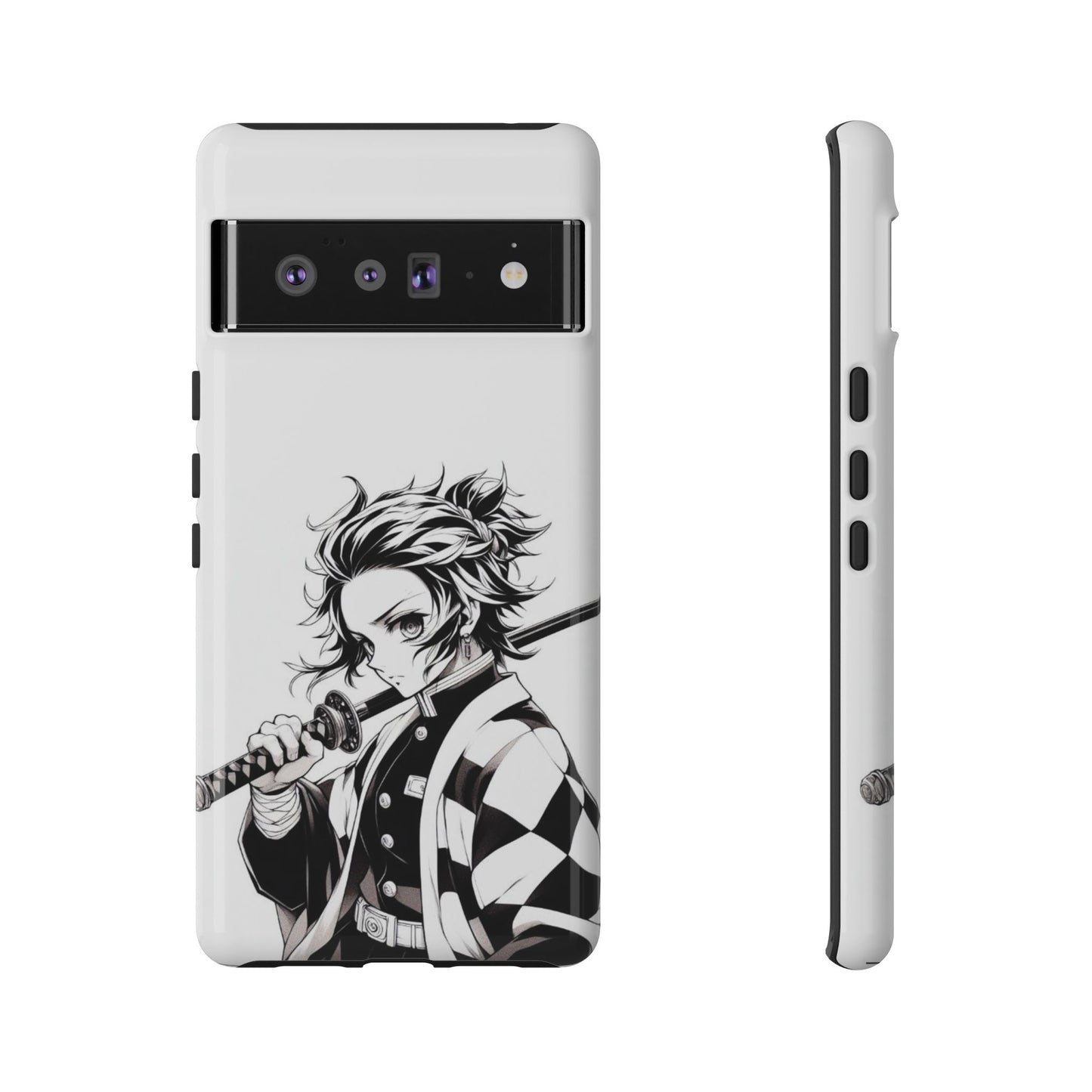 White Kamado Tanjiro Phone Case