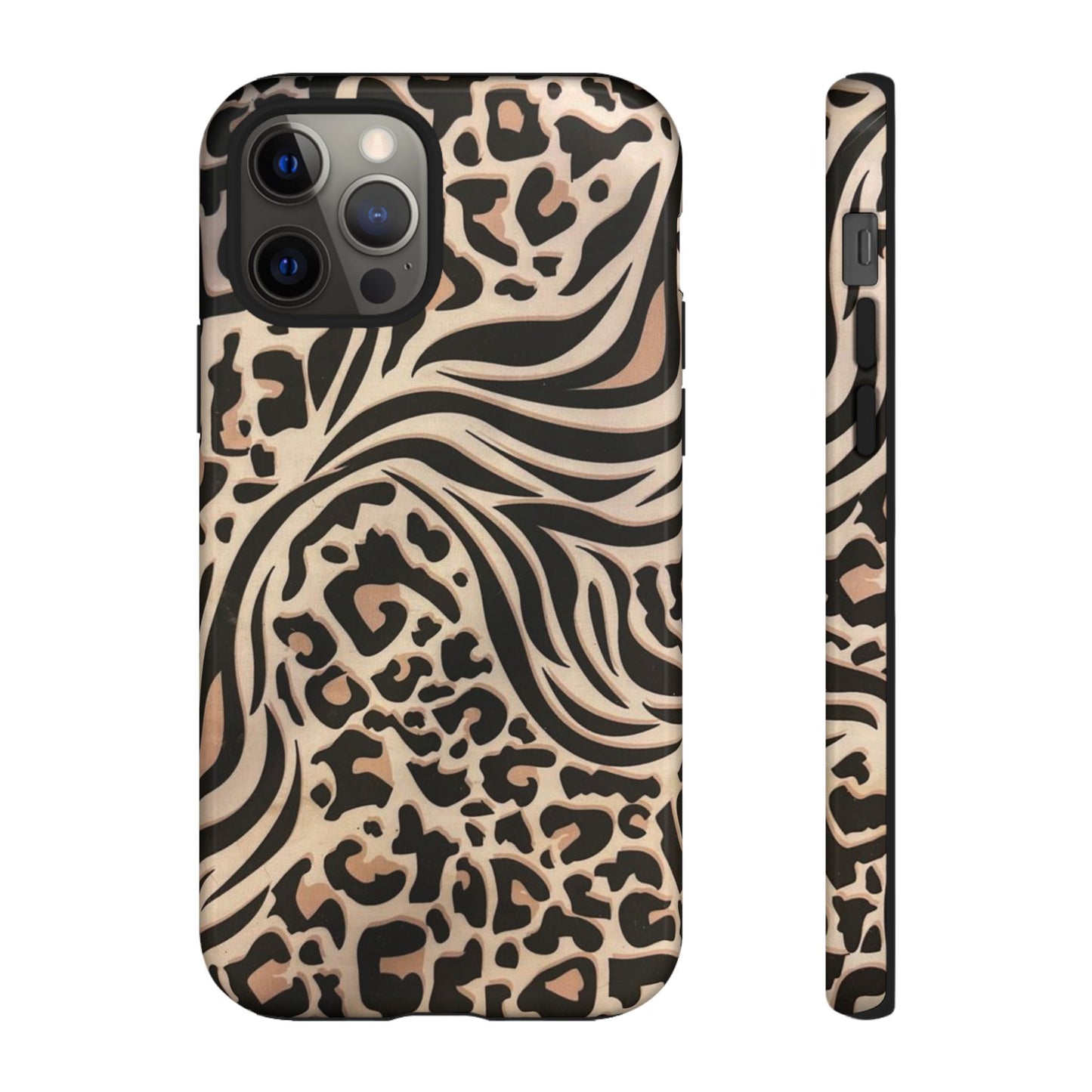 Cheetah Zebra iPhone Case