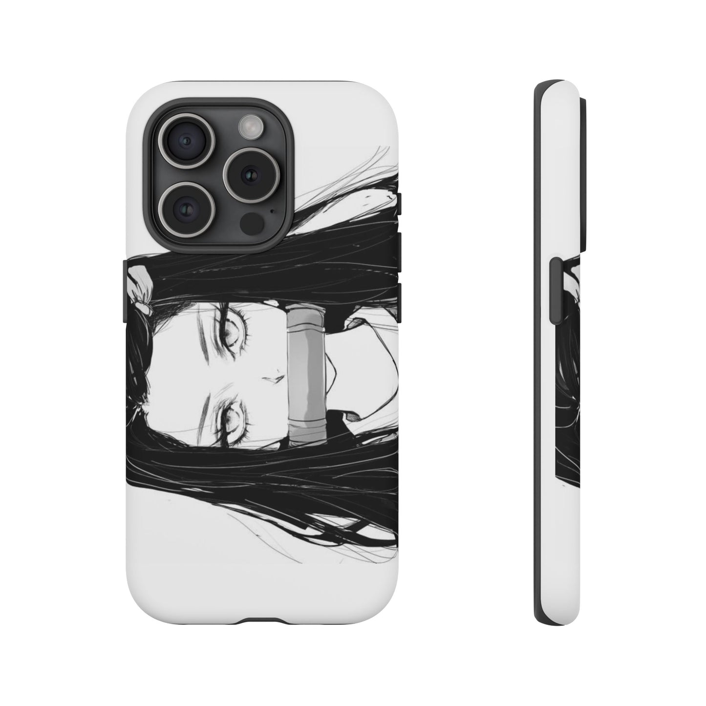 White Nezuko Kamado Clipart Phone Case