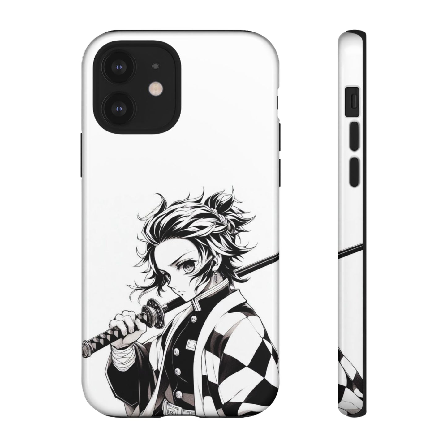 White Kamado Tanjiro Phone Case