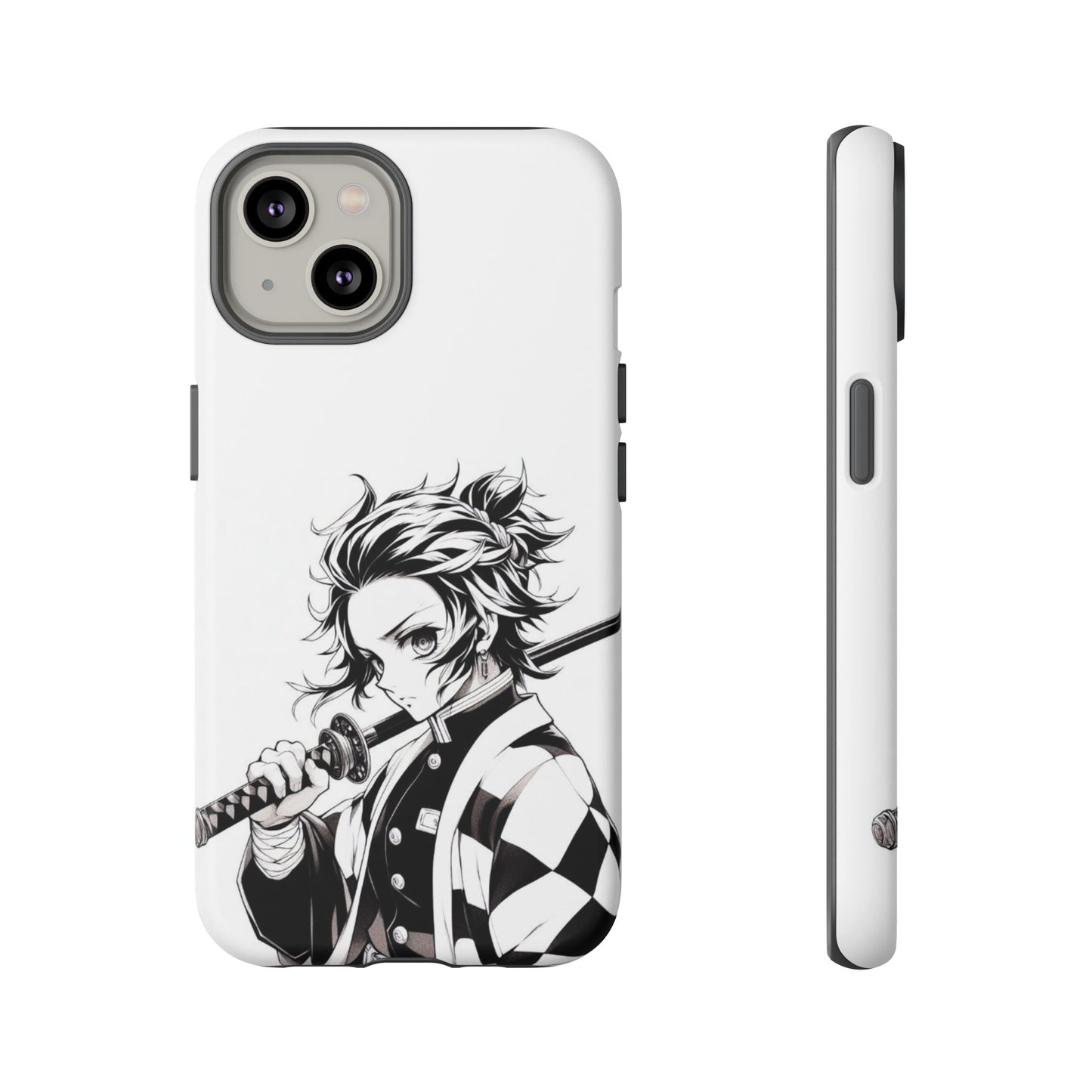 White Kamado Tanjiro Phone Case