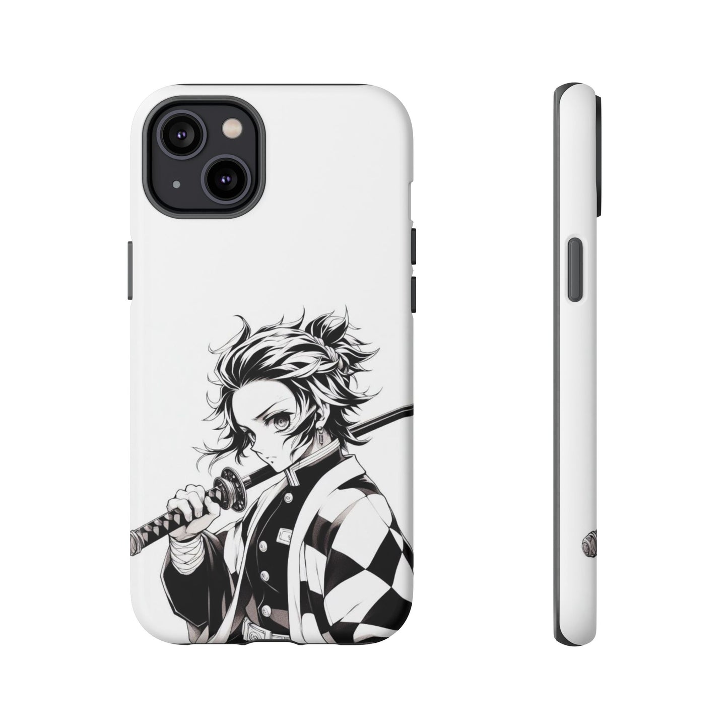 White Kamado Tanjiro Phone Case