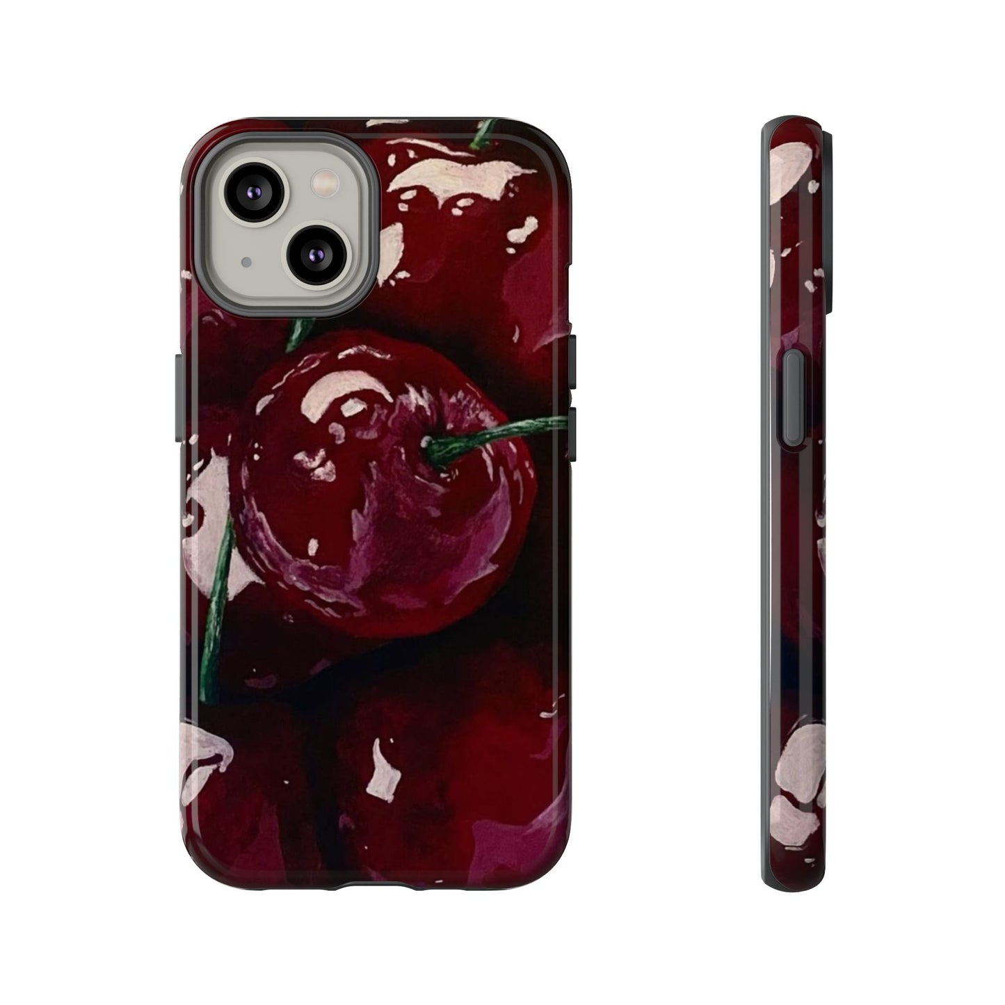 Cherry Painting iPhone Case