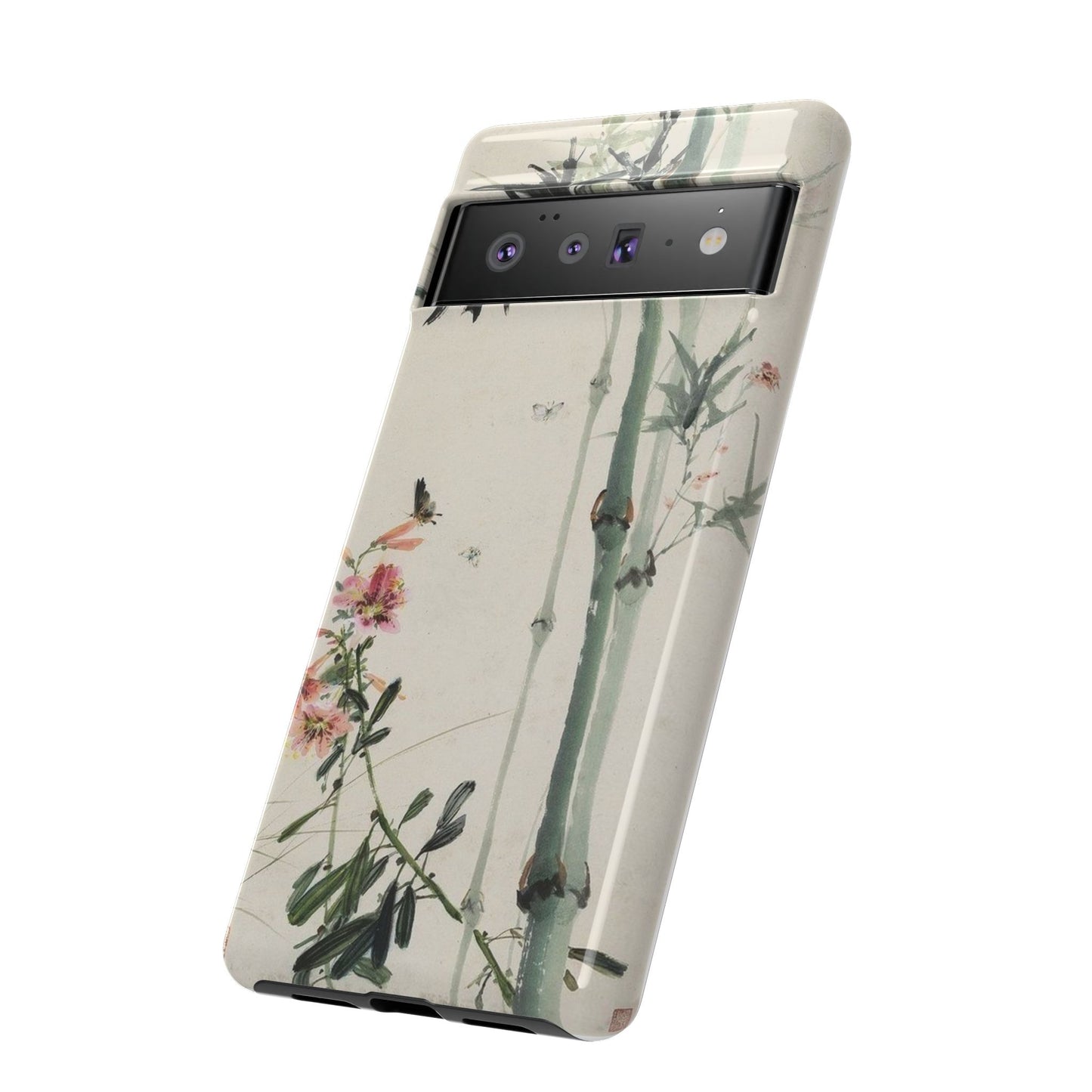 Bamboo Painting iPhone Case