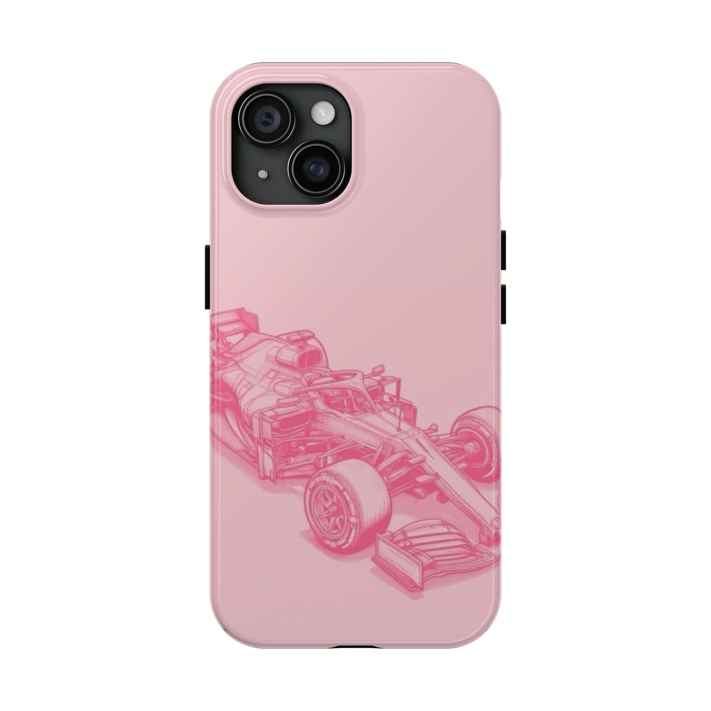 Pink Racecar iPhone Case