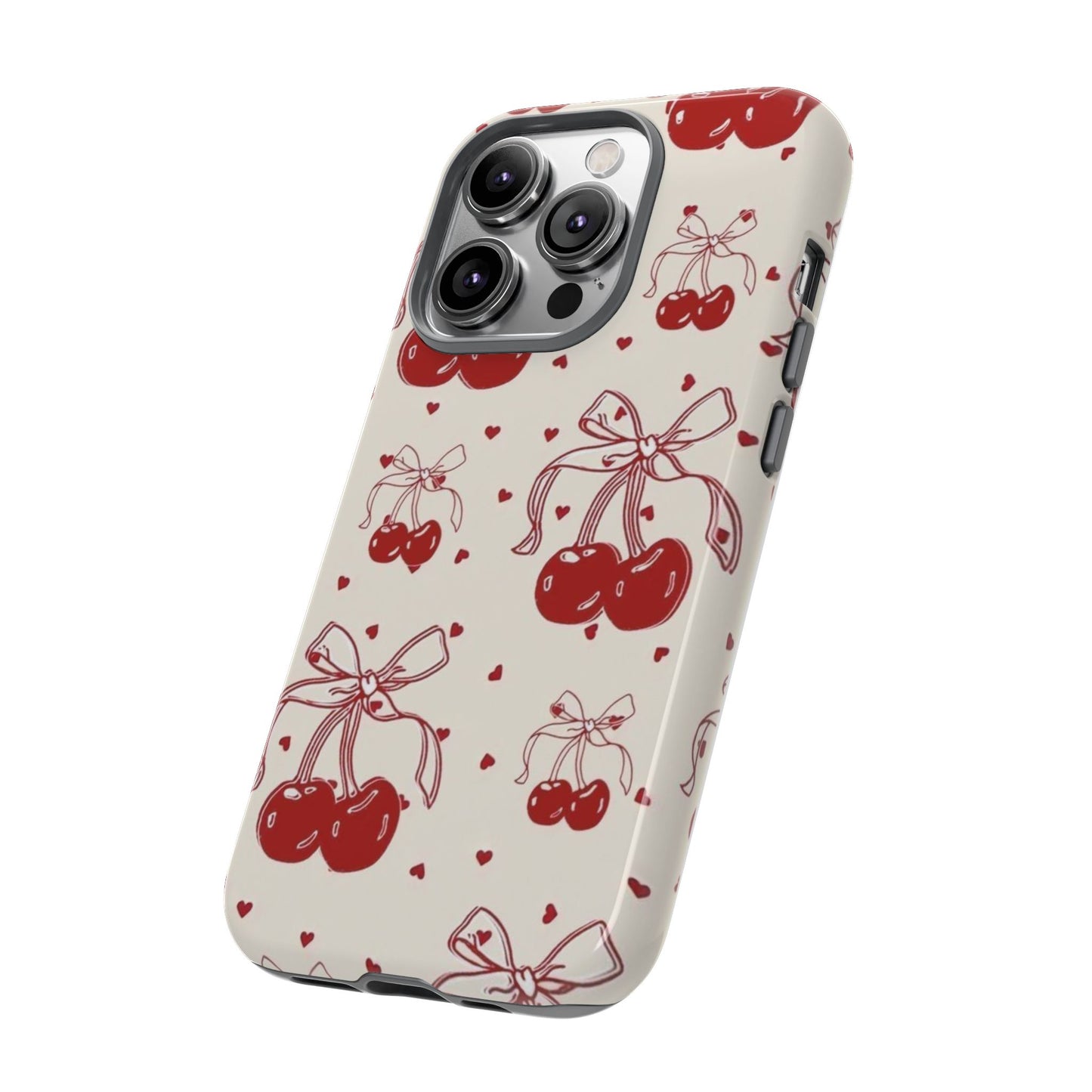 Cherry Bows iPhone Case