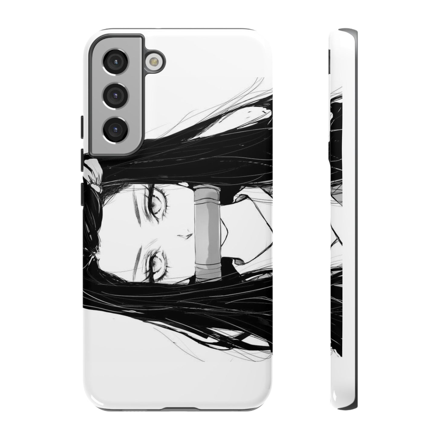 White Nezuko Kamado Clipart Phone Case