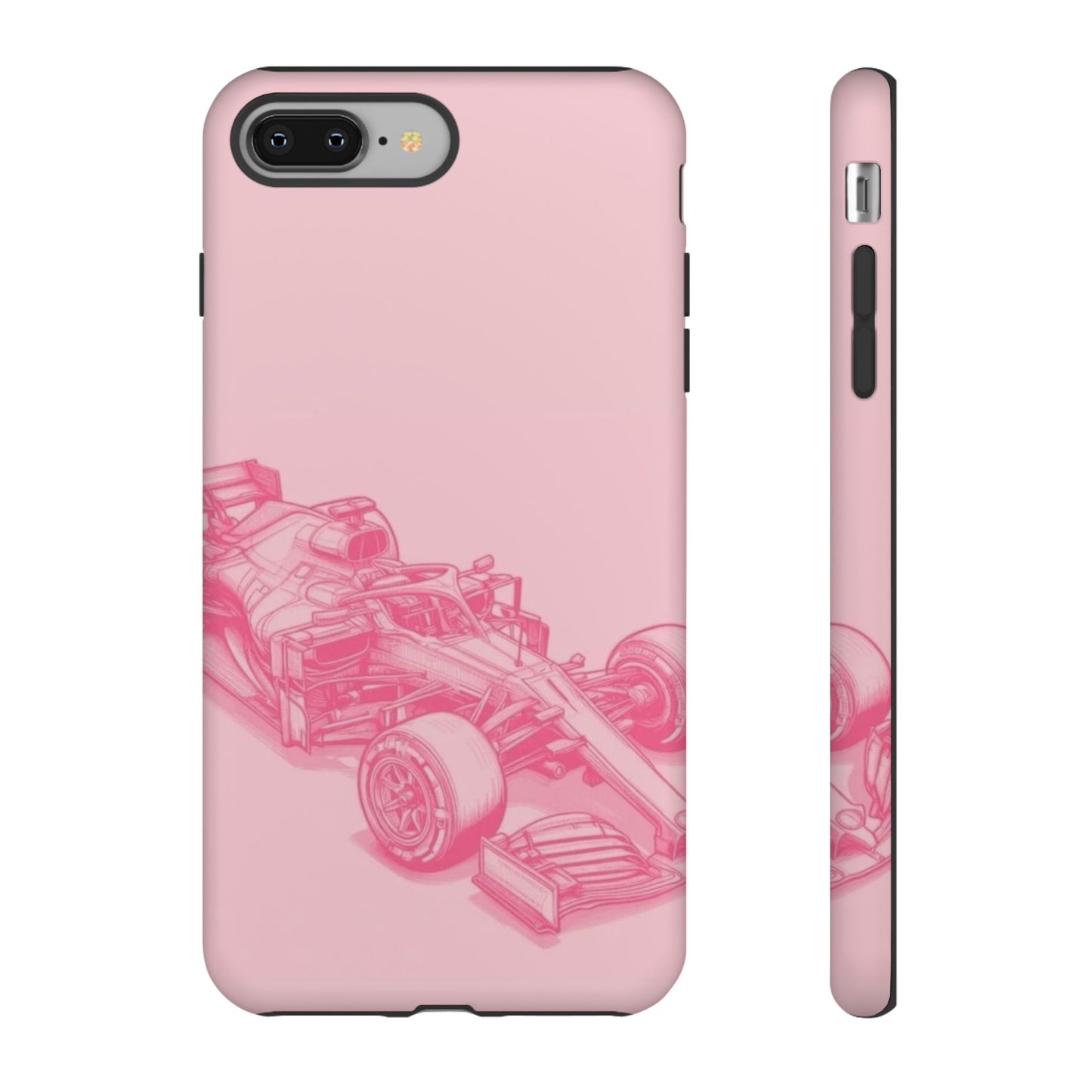 Pink Racecar iPhone Case