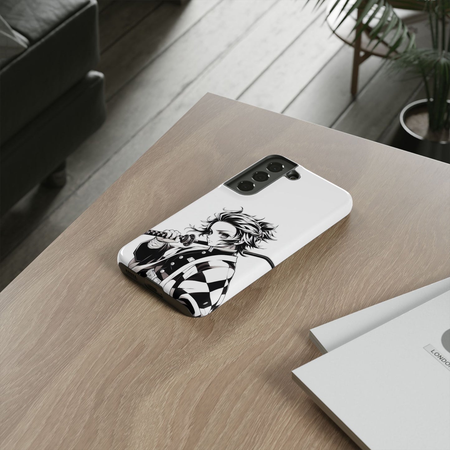 White Kamado Tanjiro Phone Case