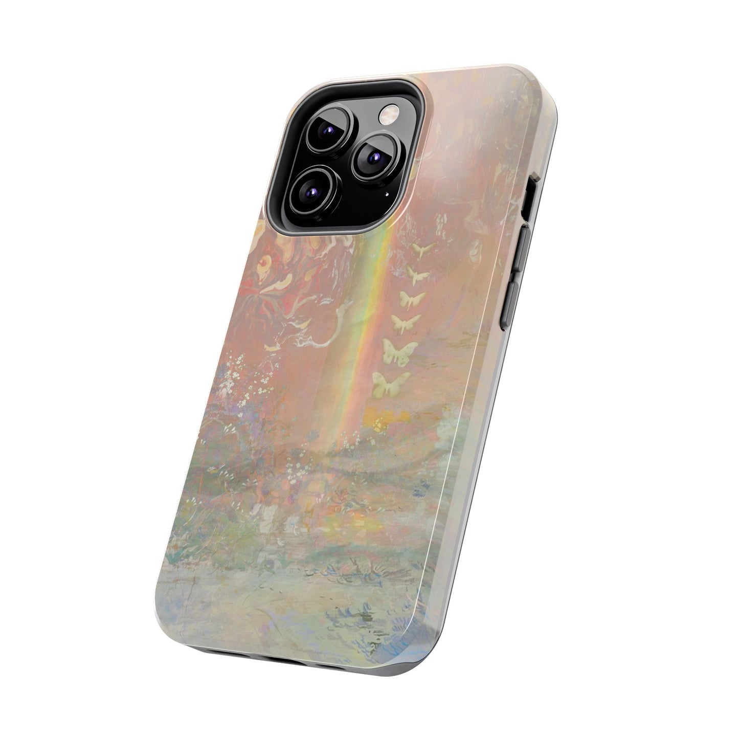 Rainbow Light Painting iPhone Case