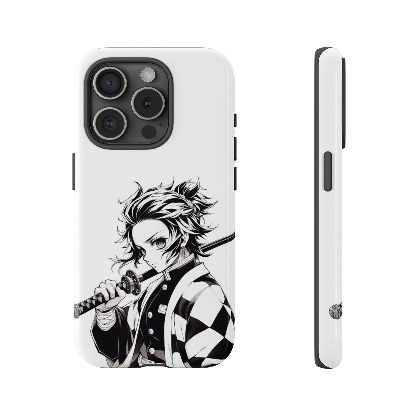 White Kamado Tanjiro Phone Case