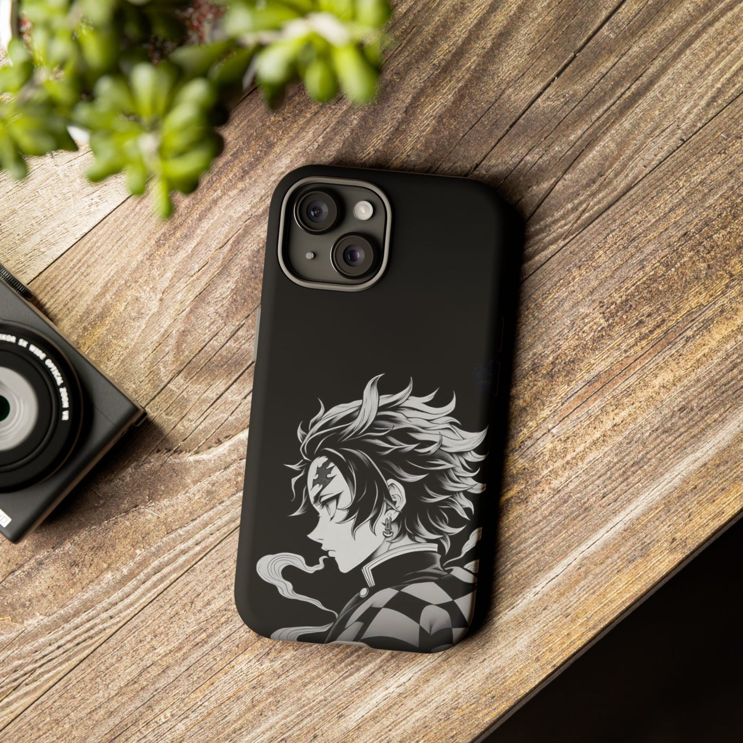 Black Kamado Tanjiro Phone Case