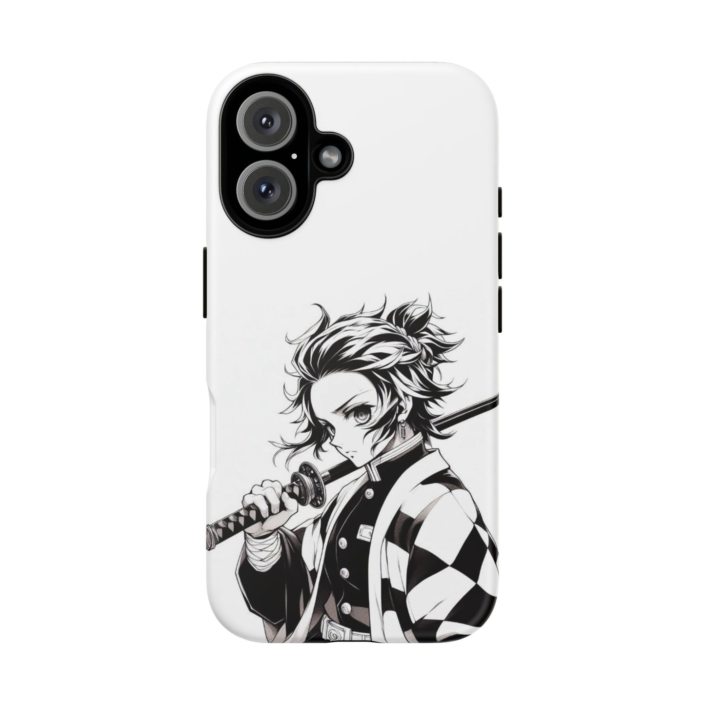 White Kamado Tanjiro Phone Case