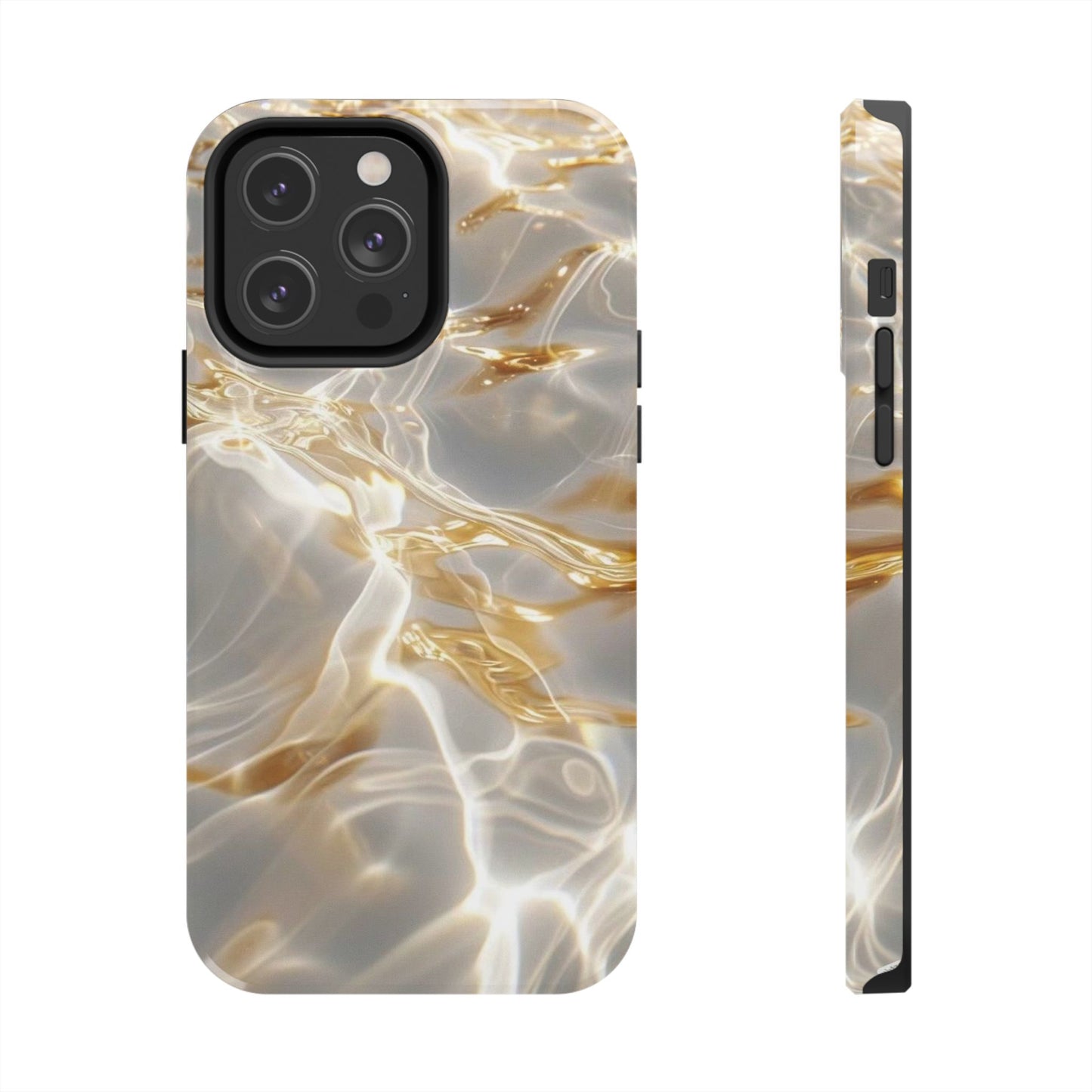 Golden Wave iPhone Case