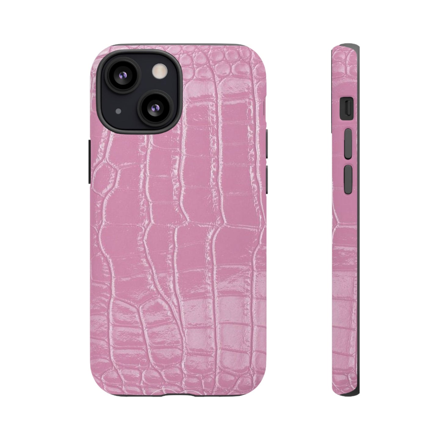 Pink Leather iPhone Case