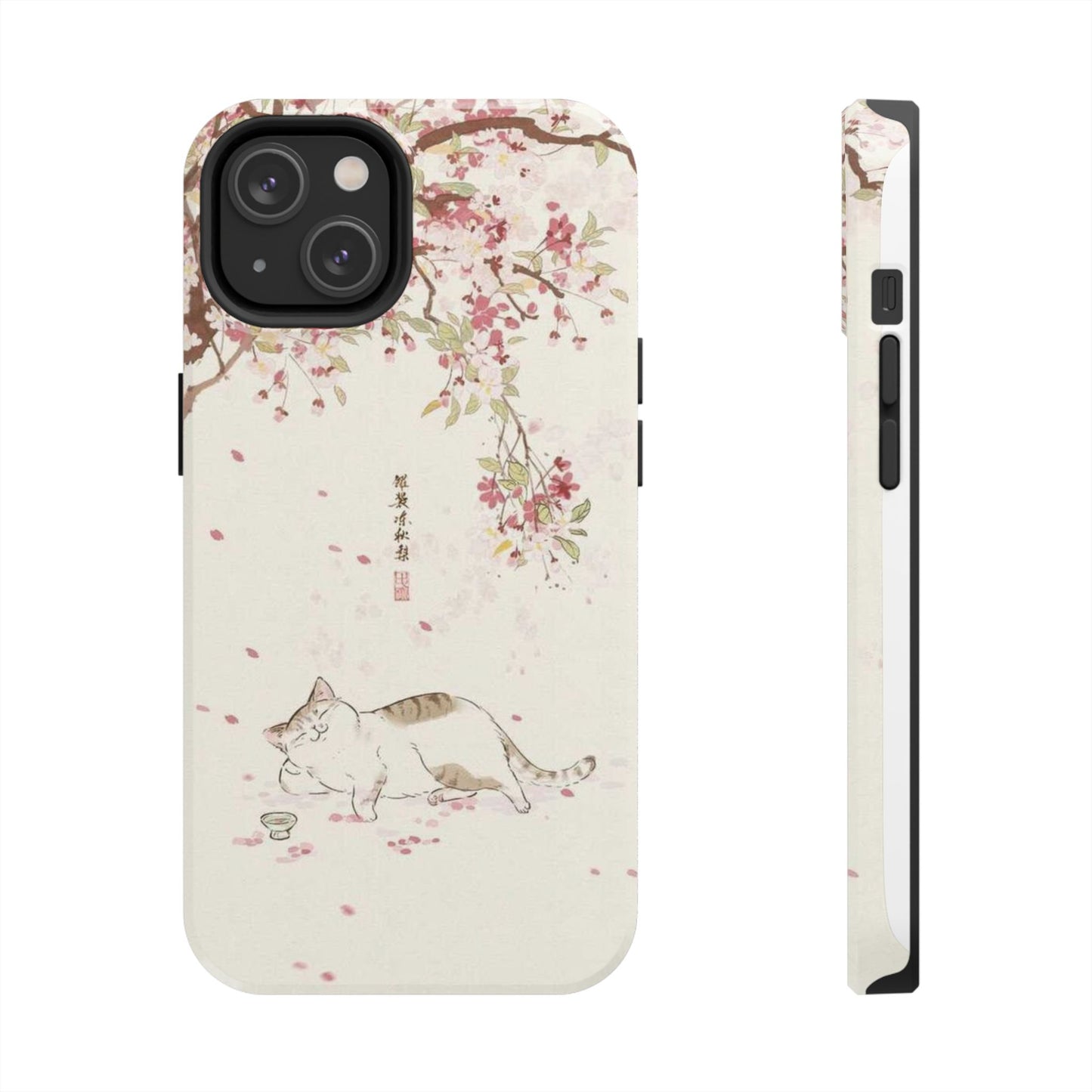 Cat Under Tree iPhone Case