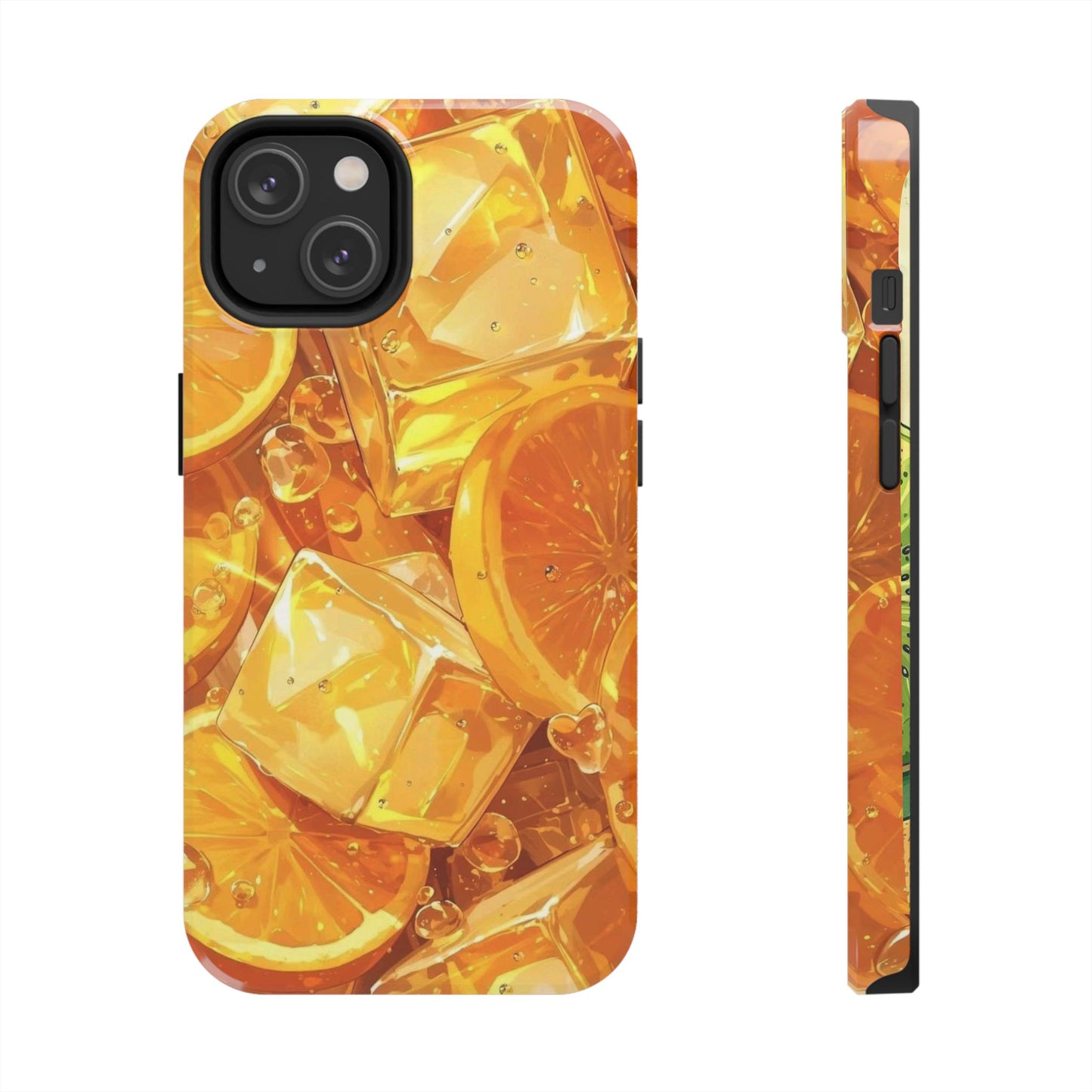 Icy Orange iPhone Case