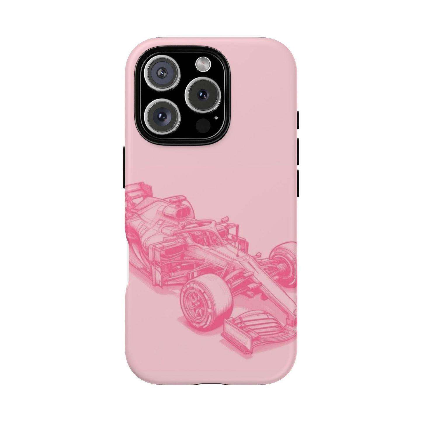 Pink Racecar iPhone Case