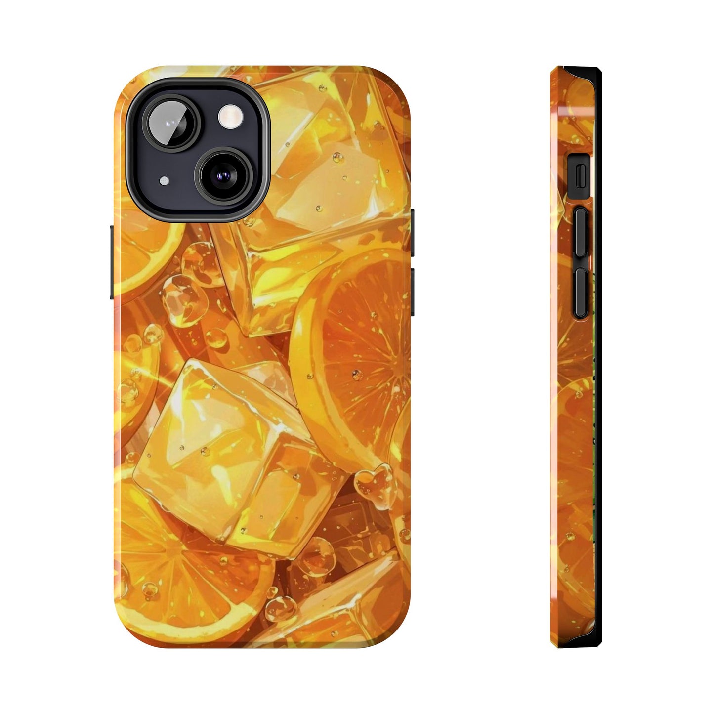 Icy Orange iPhone Case