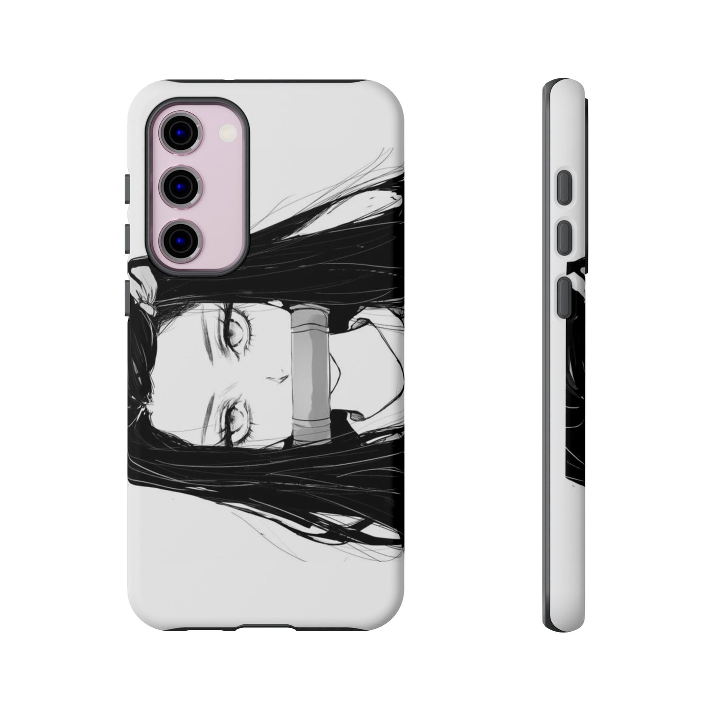 White Nezuko Kamado Clipart Phone Case