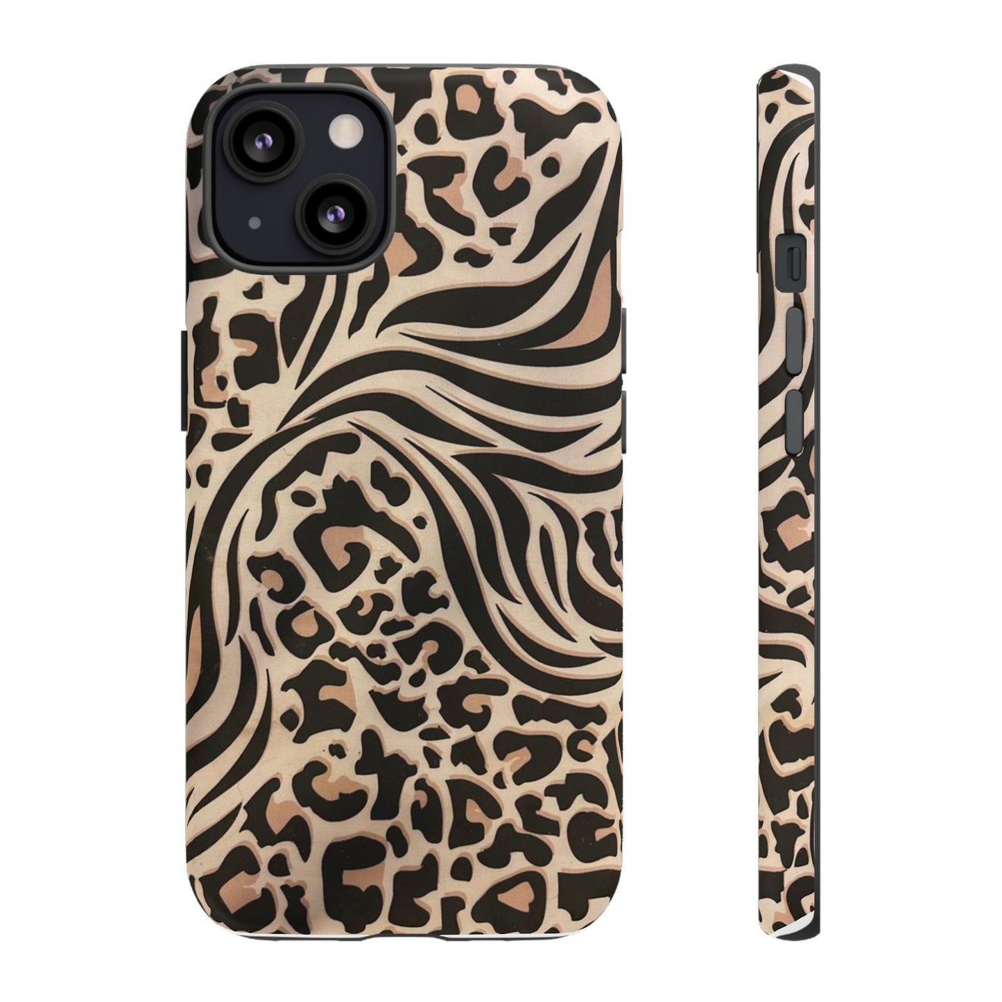 Cheetah Zebra iPhone Case