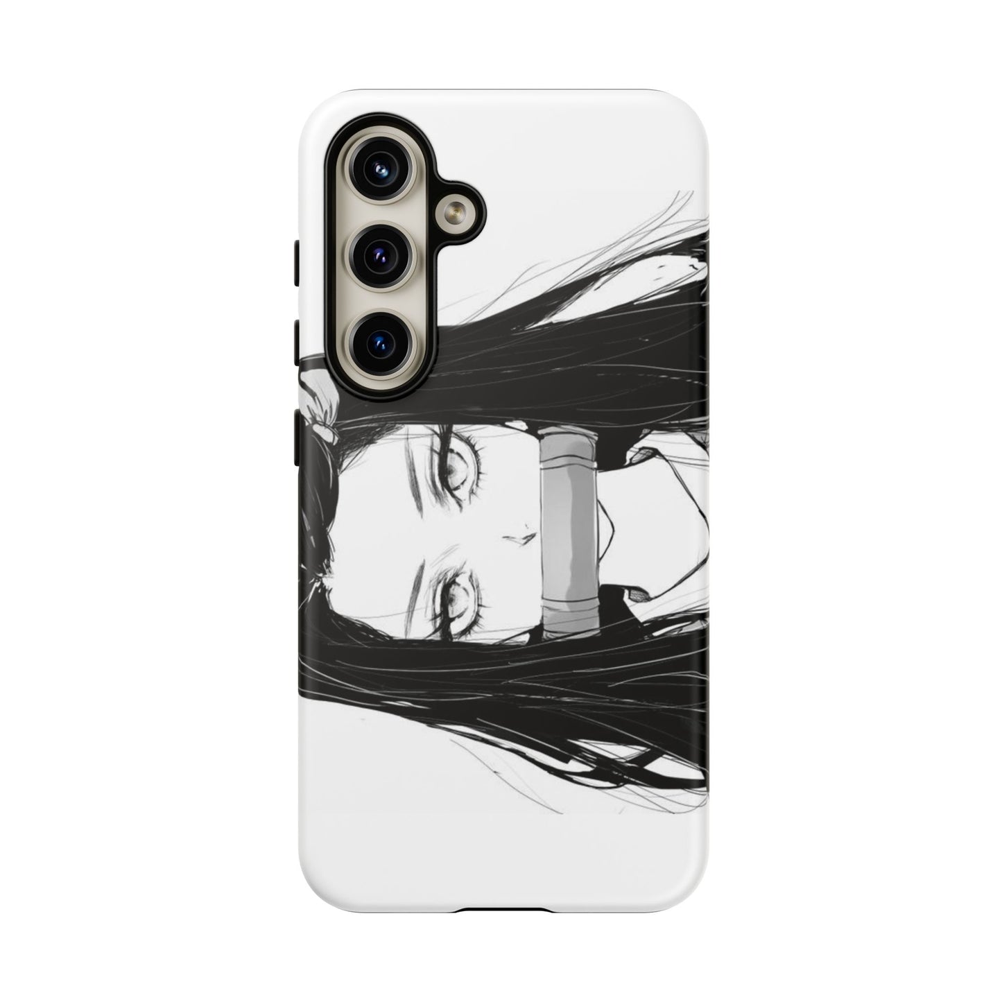 White Nezuko Kamado Clipart Phone Case