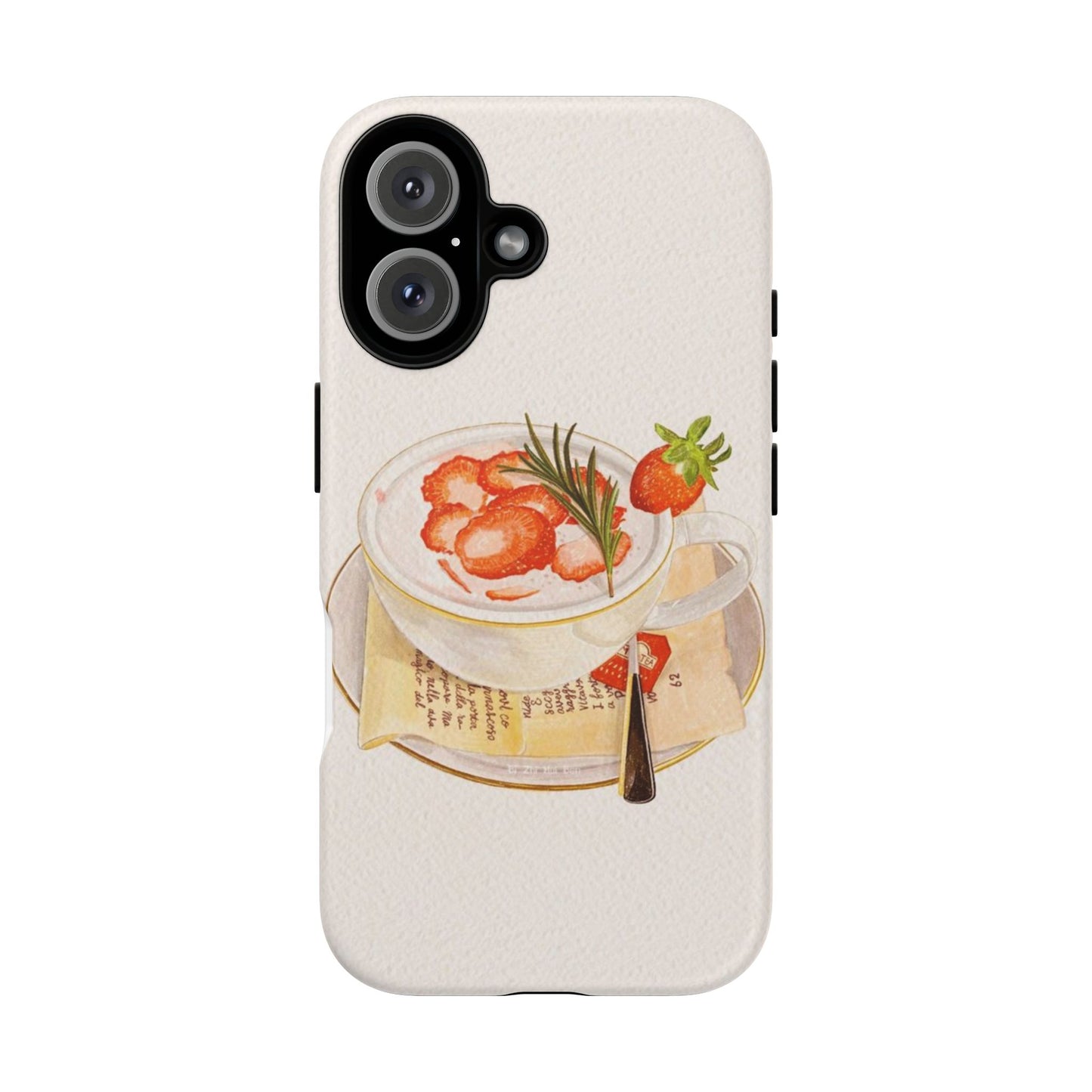 Strawberry Cream iPhone Case