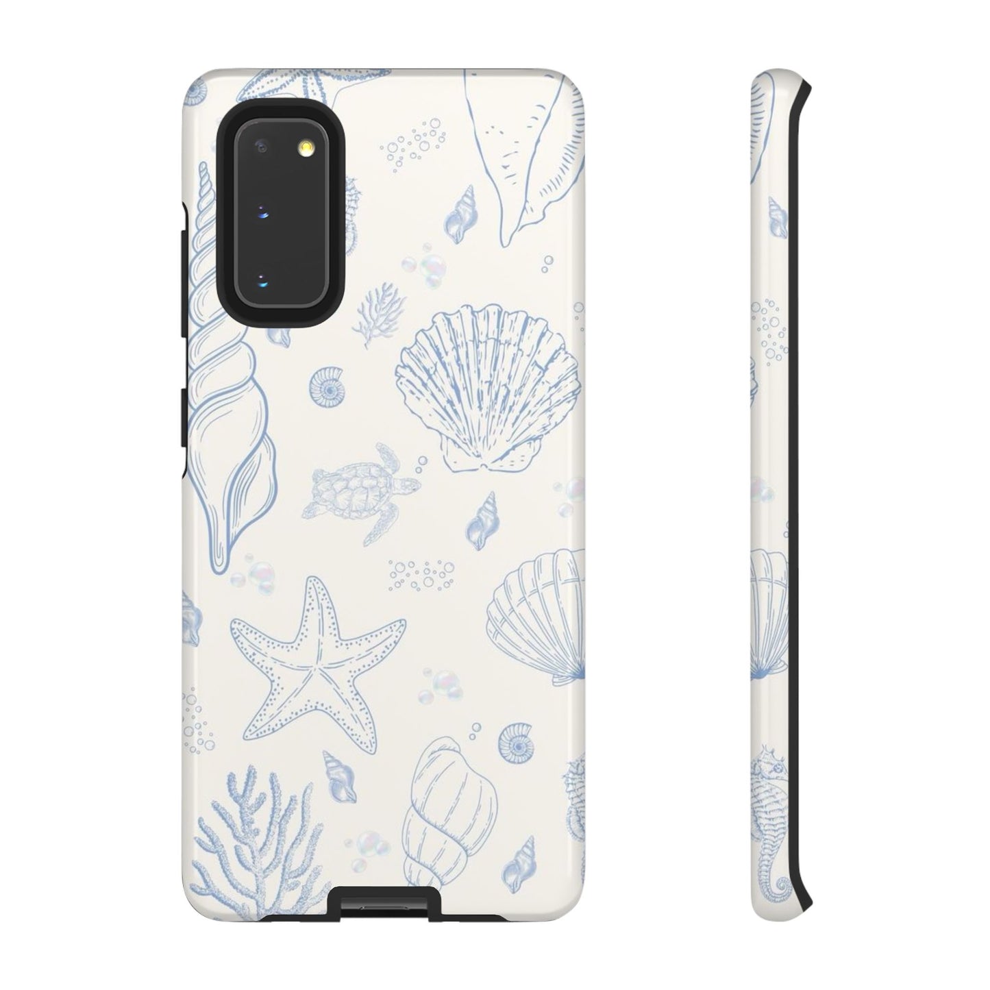 Blue Coastal Coral iPhone Case