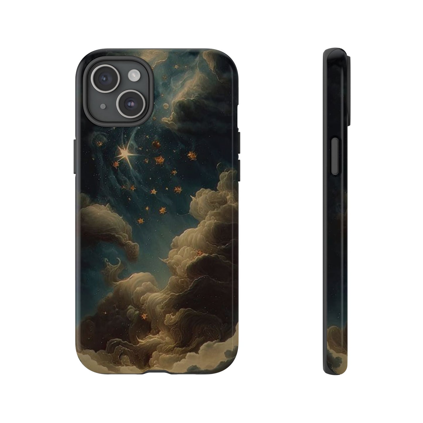 Cloudy Stars iPhone Case