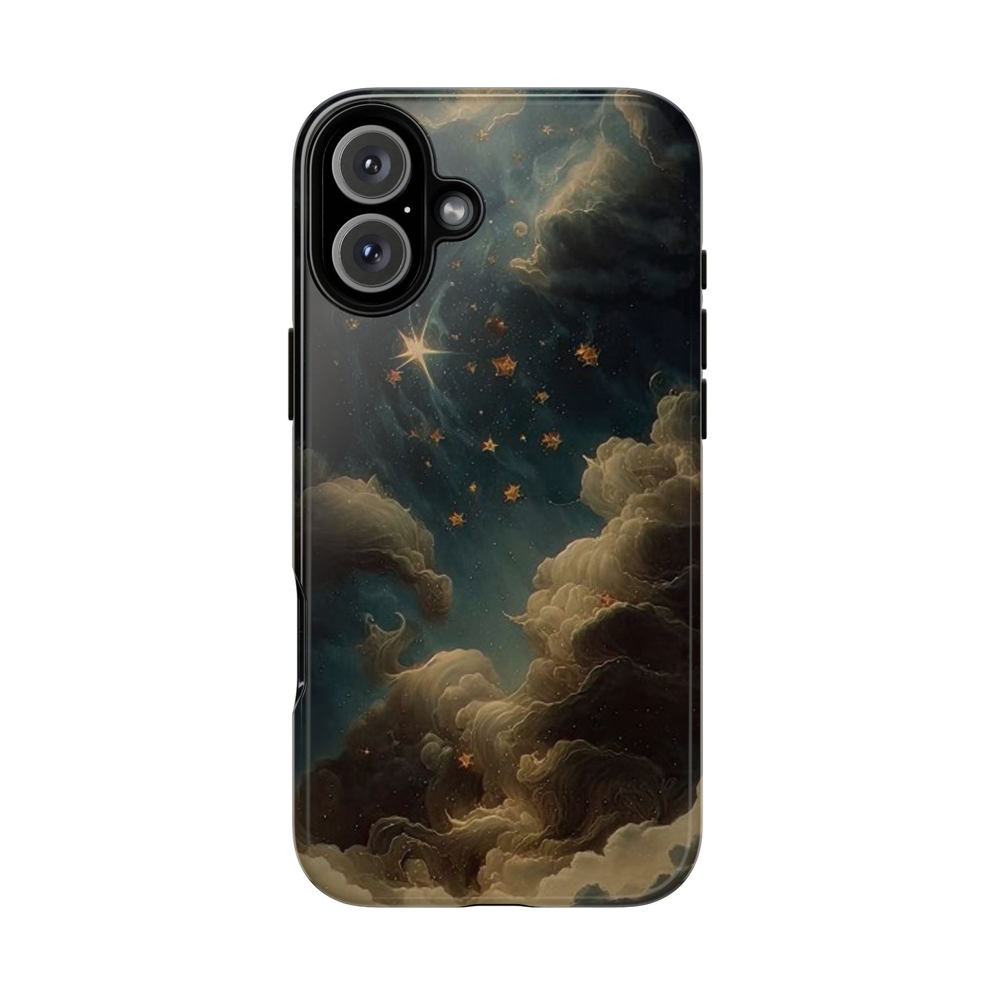 Cloudy Stars iPhone Case