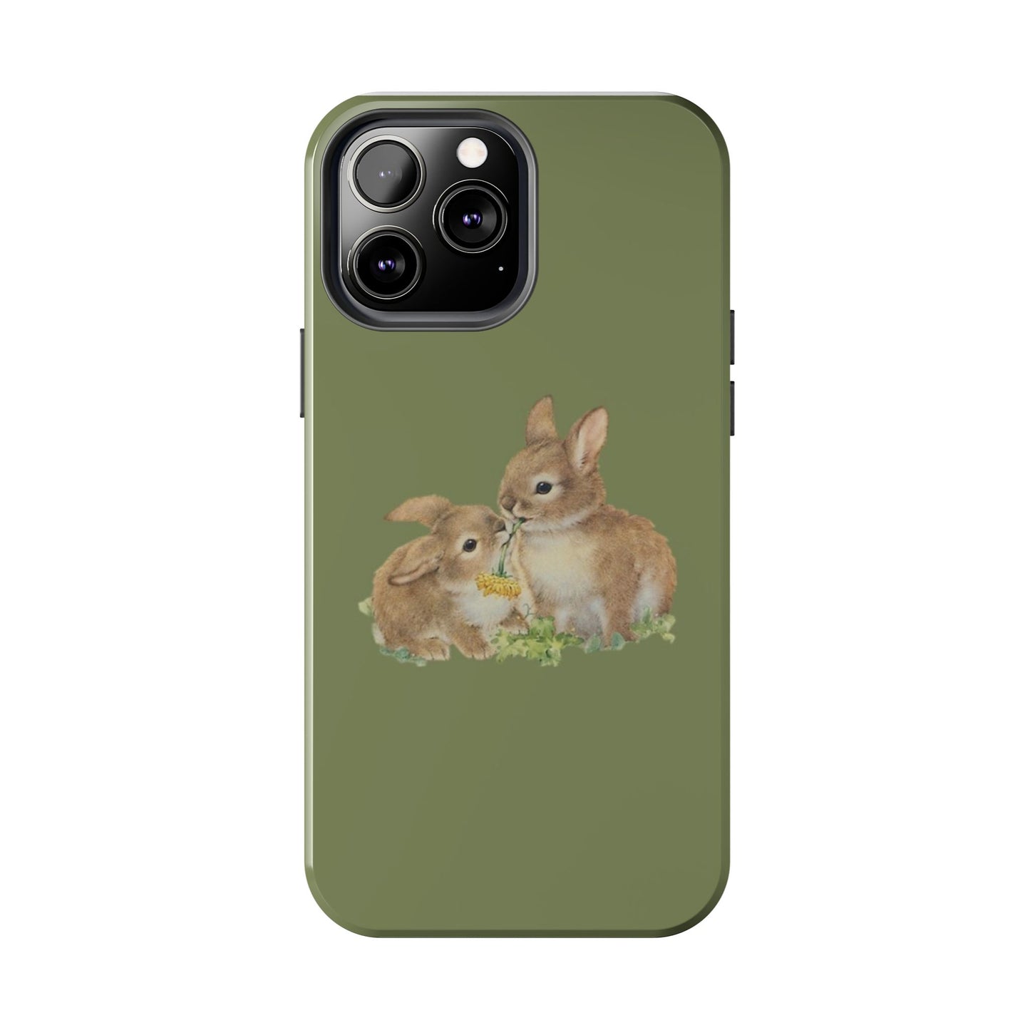 Olive Bunny iPhone Case