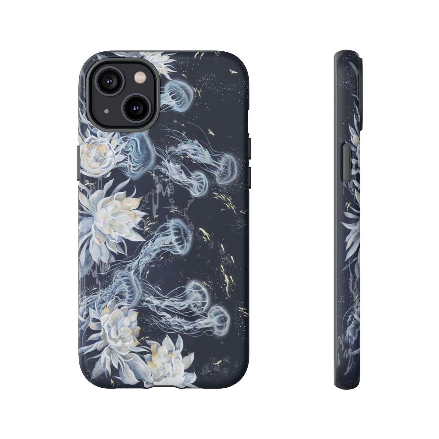 Jellyfish & Lily iPhone Case