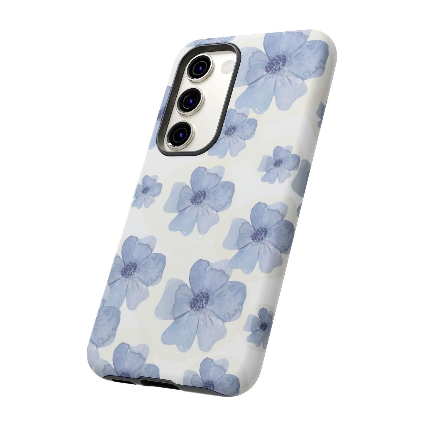 Blue Watercolor Flower iPhone Case