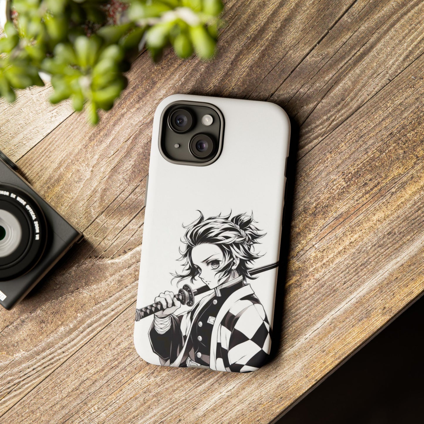 White Kamado Tanjiro Phone Case