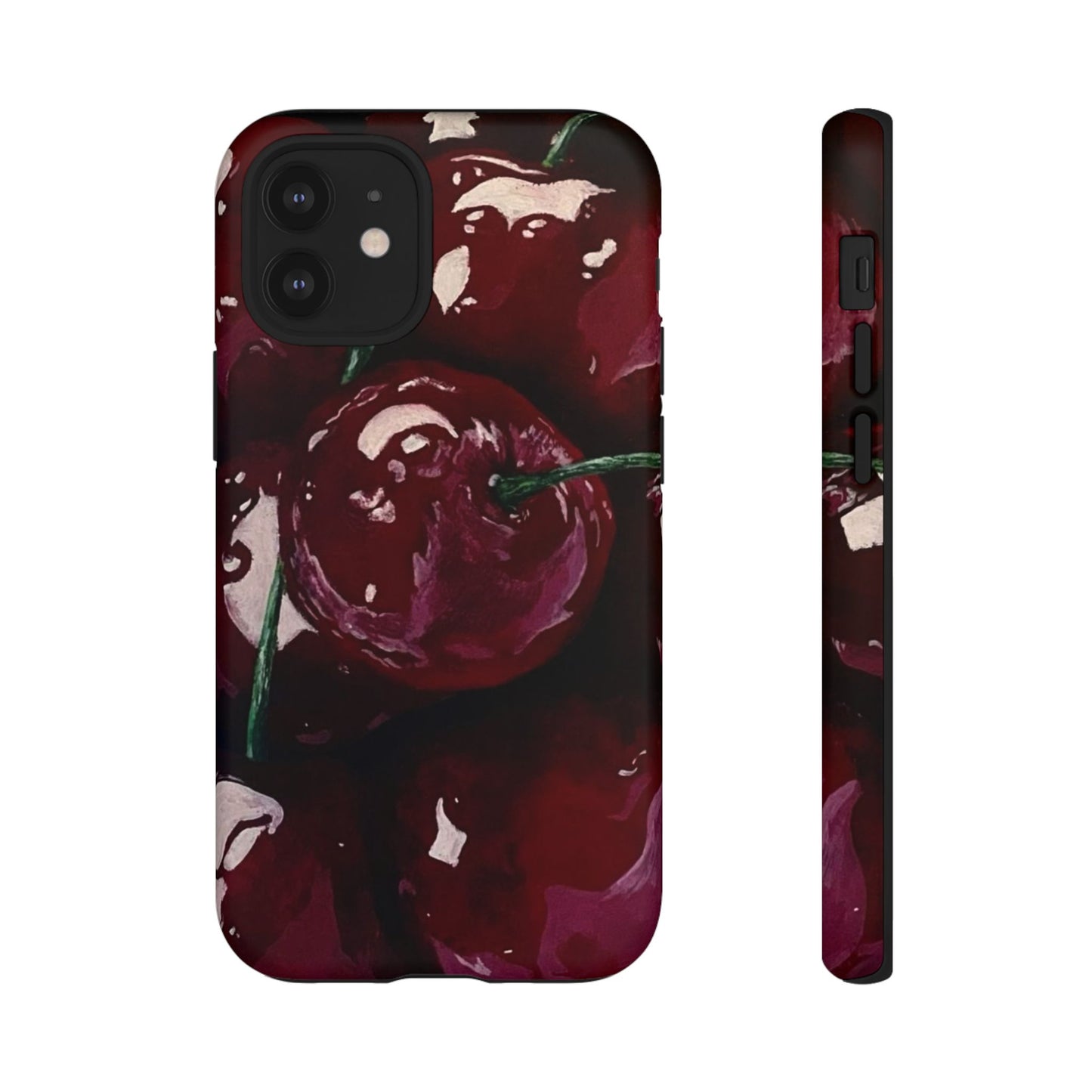 Cherry Painting iPhone Case