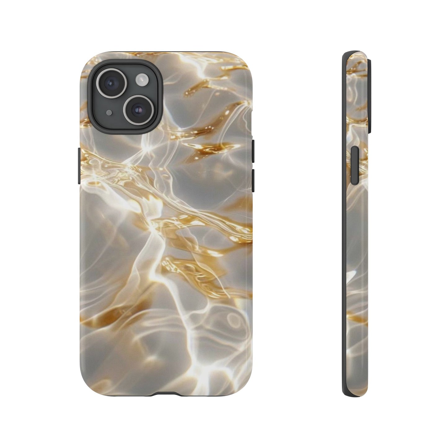 Golden Wave iPhone Case