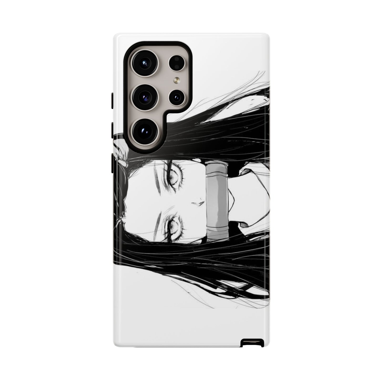 White Nezuko Kamado Clipart Phone Case