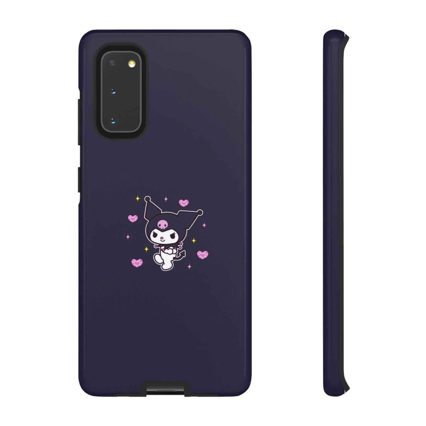 Navy Kuromi Hearts Phone Case