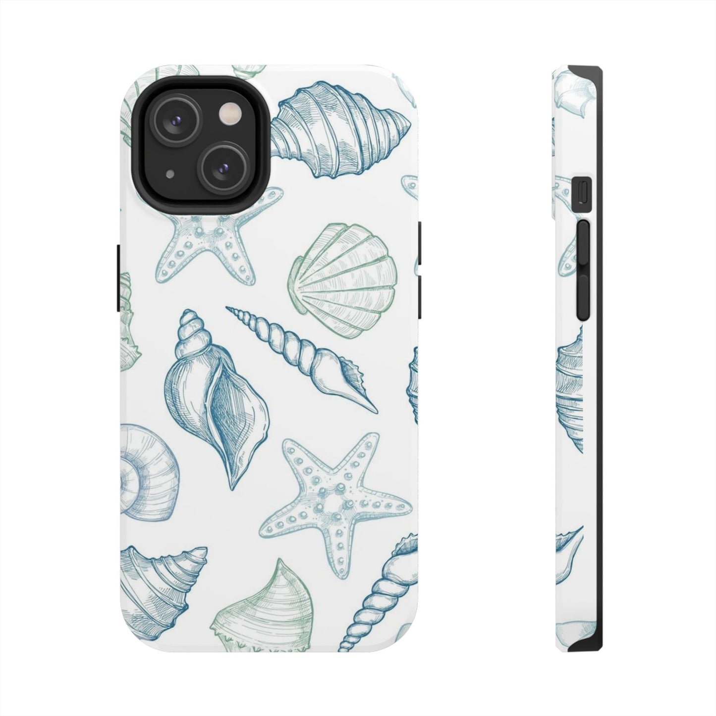 Blue Coastal Coral iPhone Case