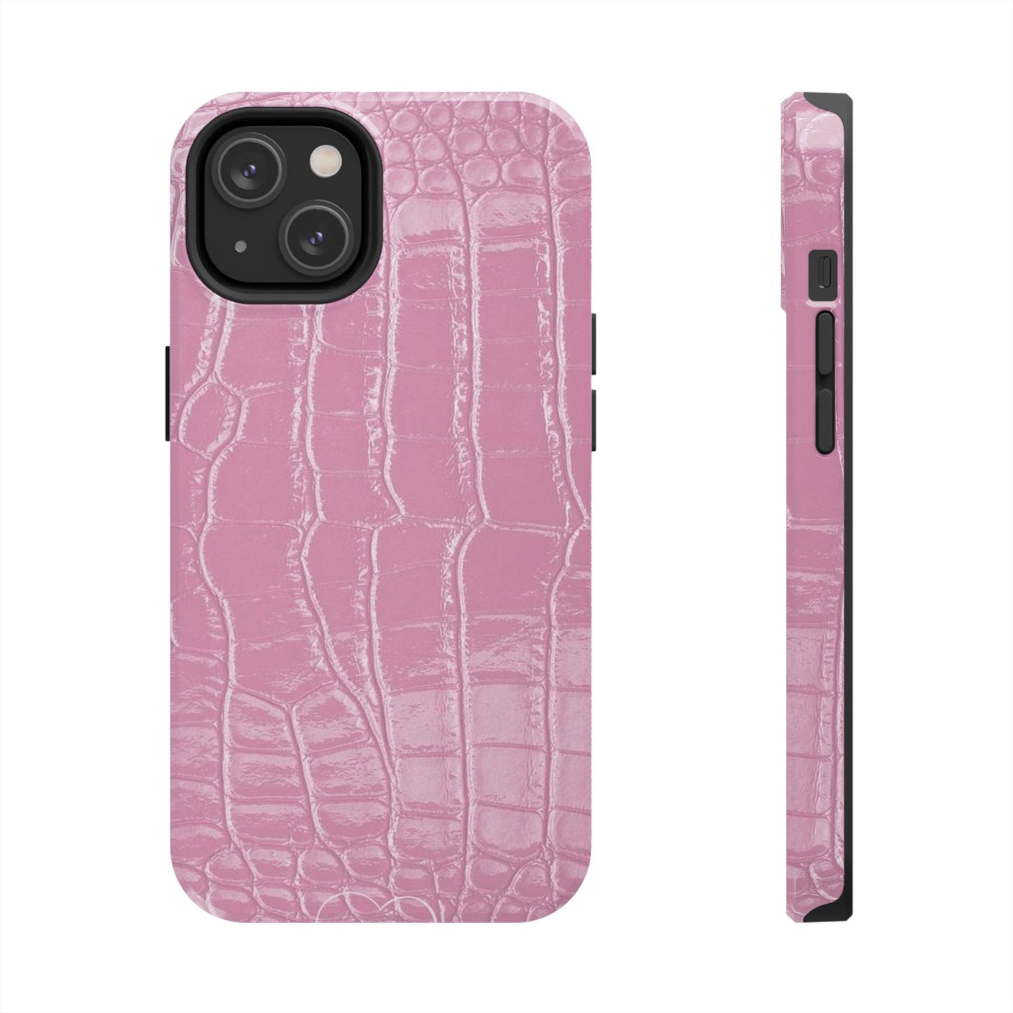 Pink Leather iPhone Case