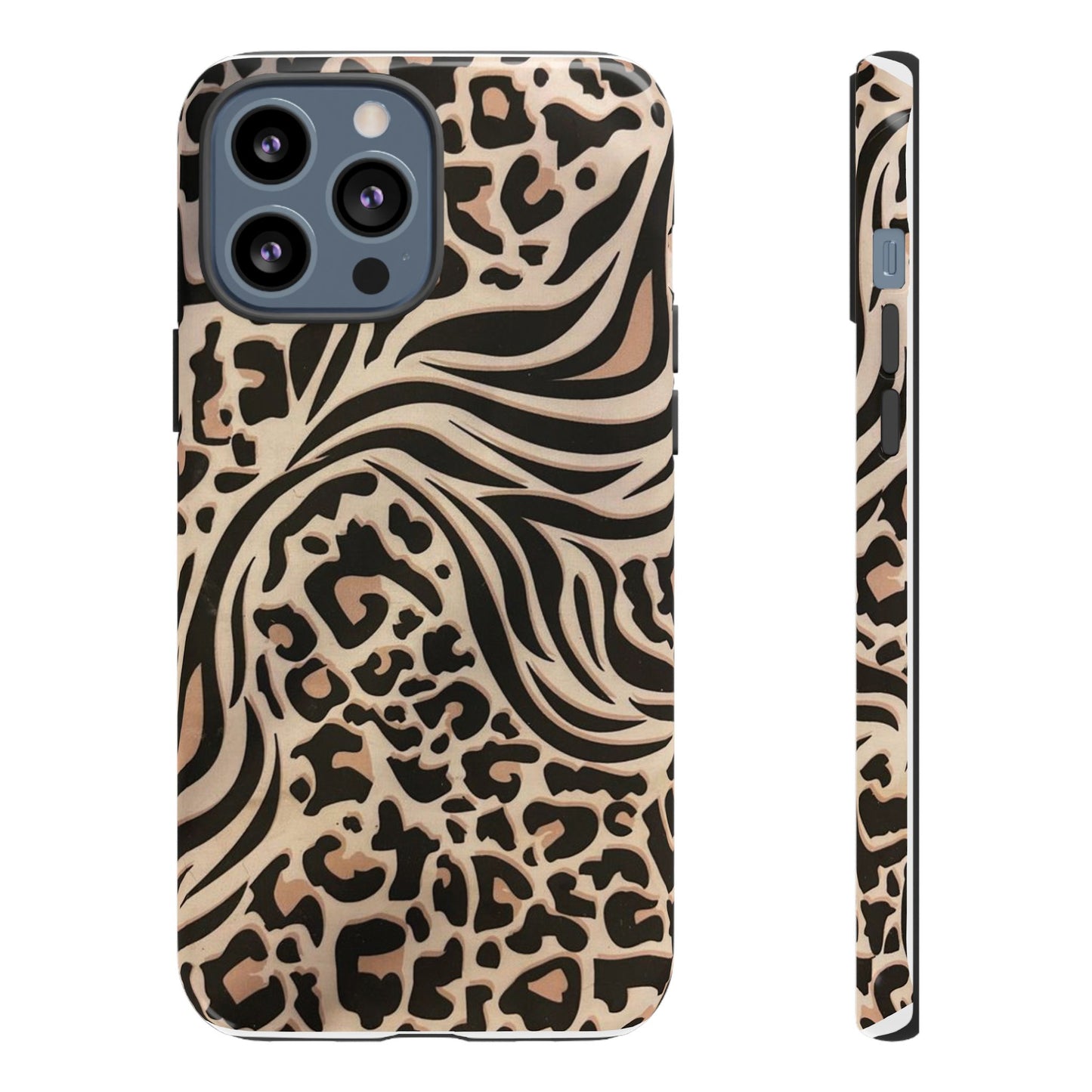 Cheetah Zebra iPhone Case