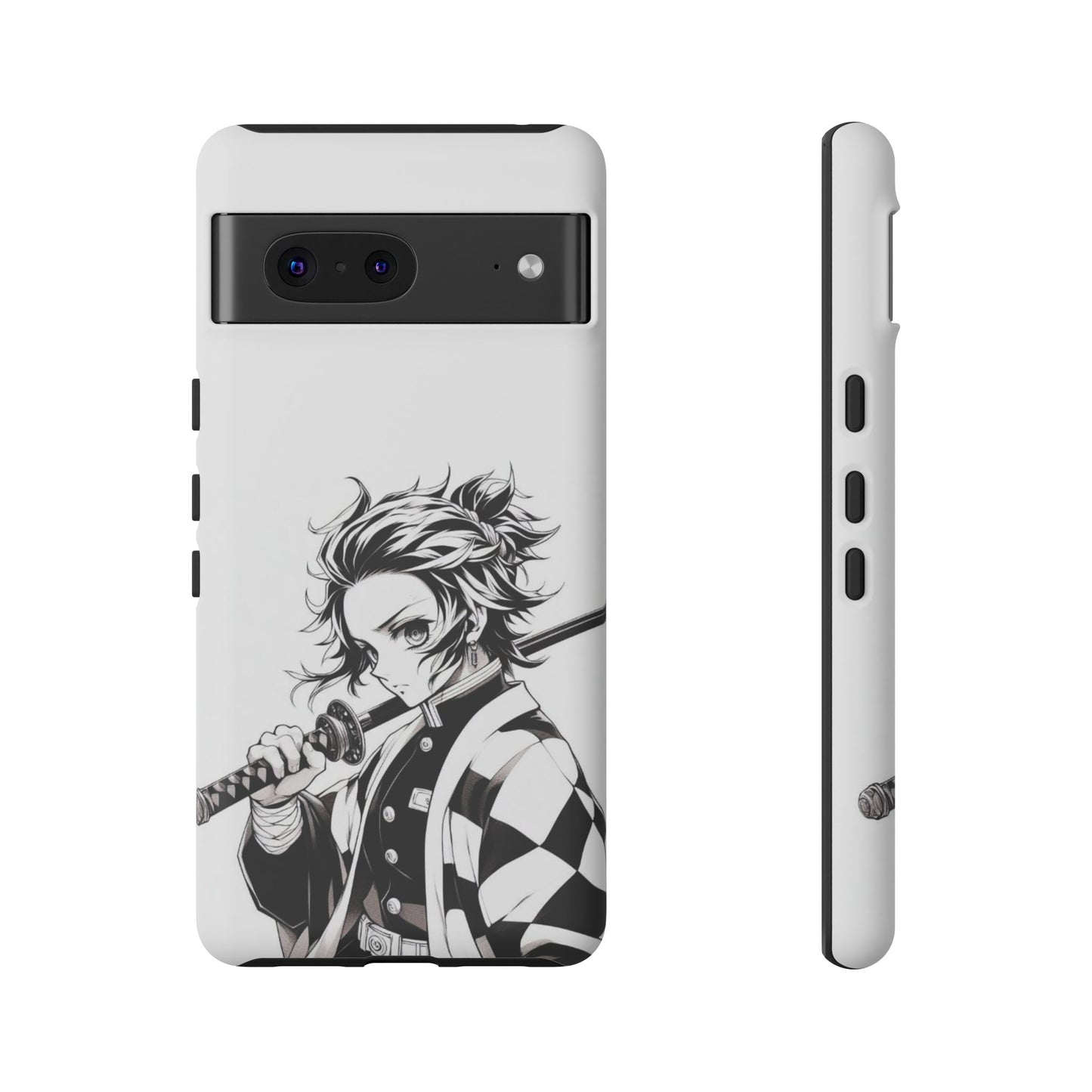 White Kamado Tanjiro Phone Case