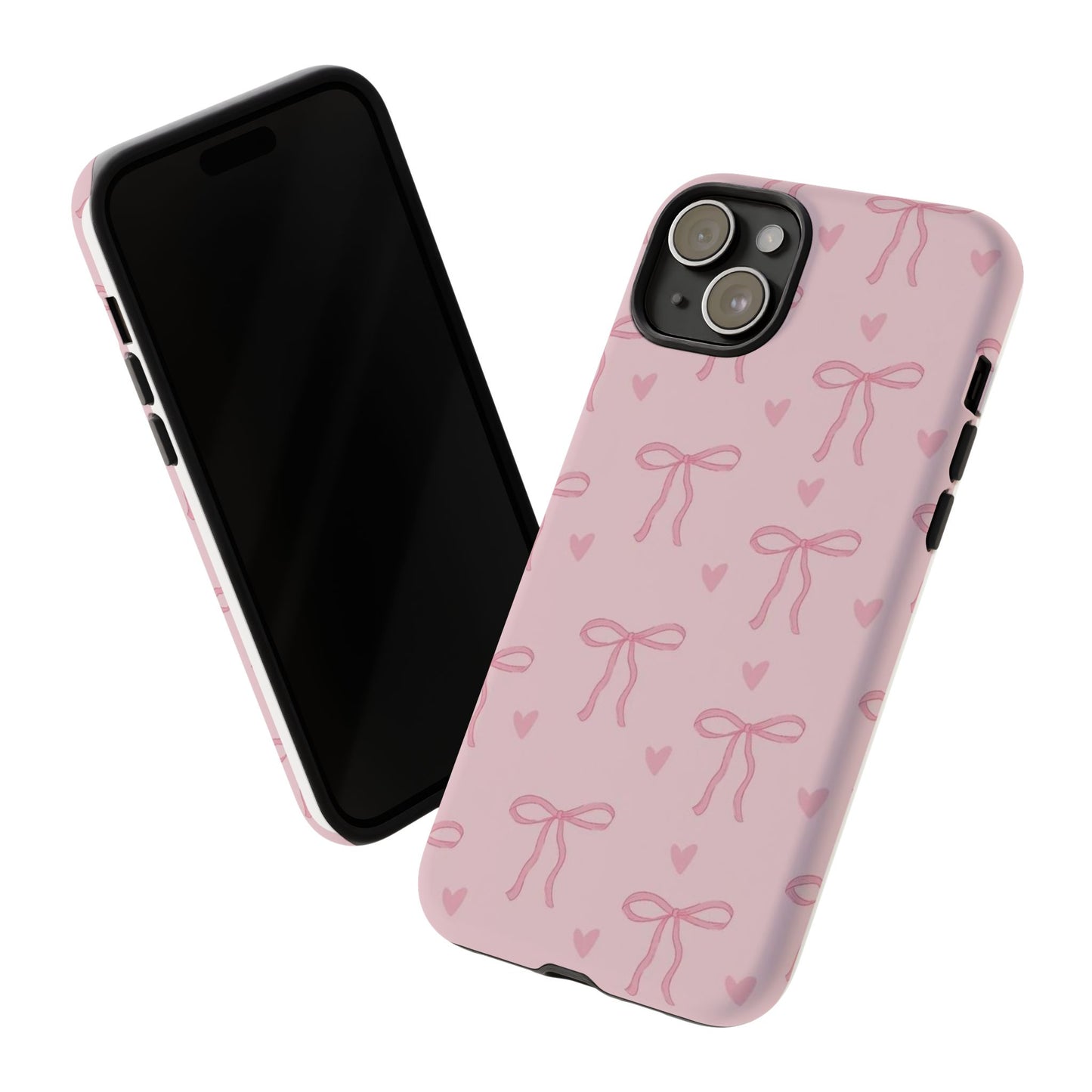 Bows and Hearts iPhone Case