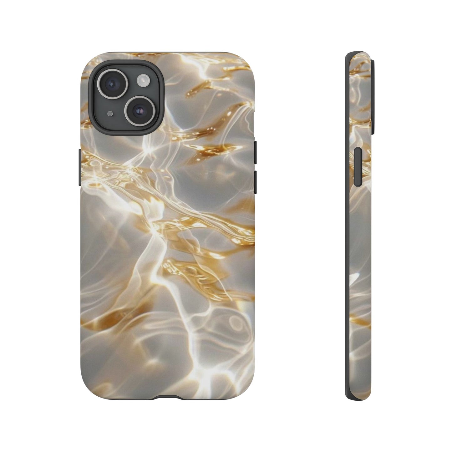 Golden Wave iPhone Case