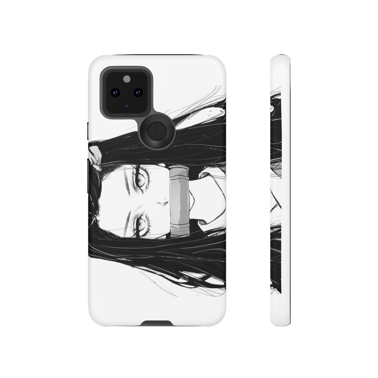 White Nezuko Kamado Clipart Phone Case