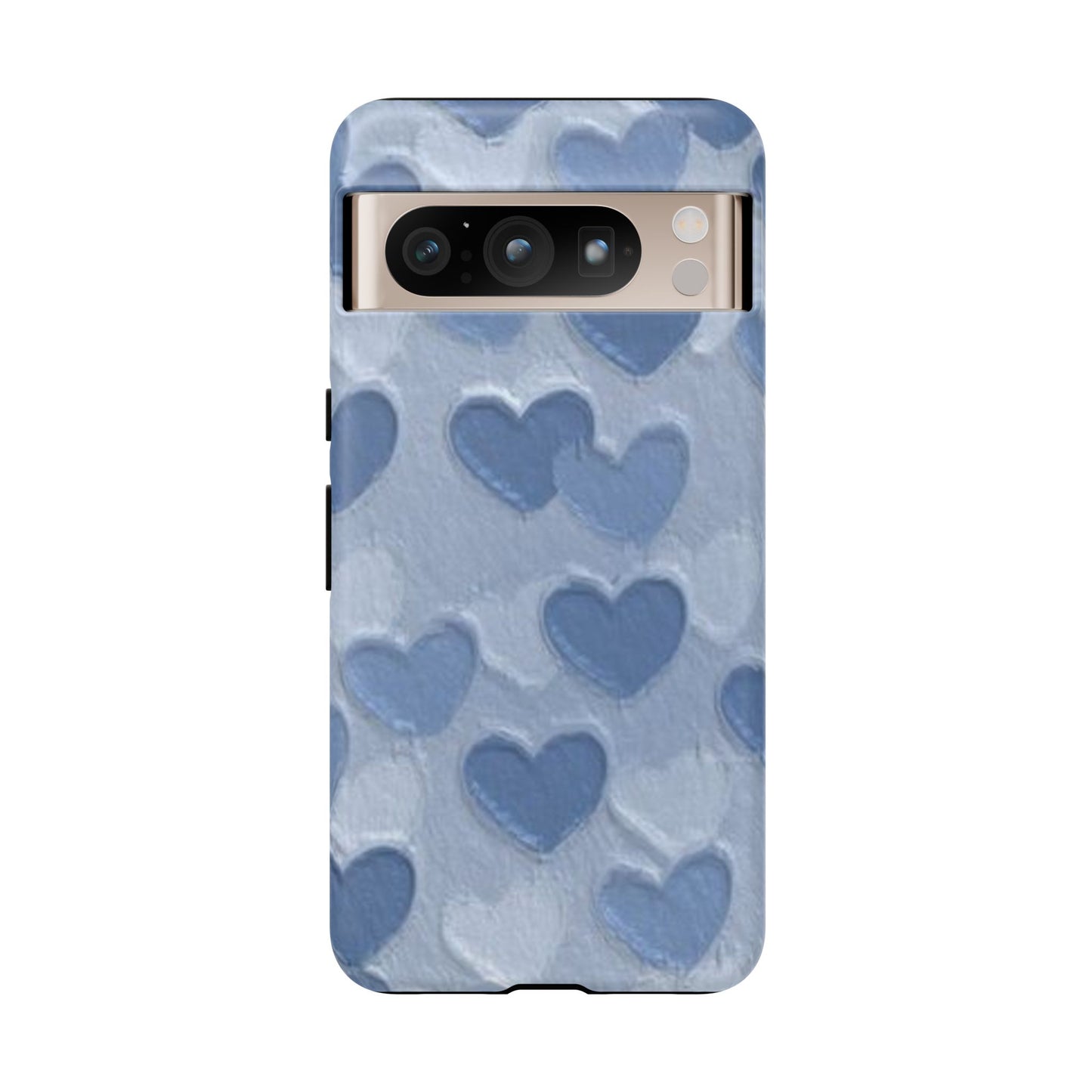 Blue Heart Chalk Wall Phone Case