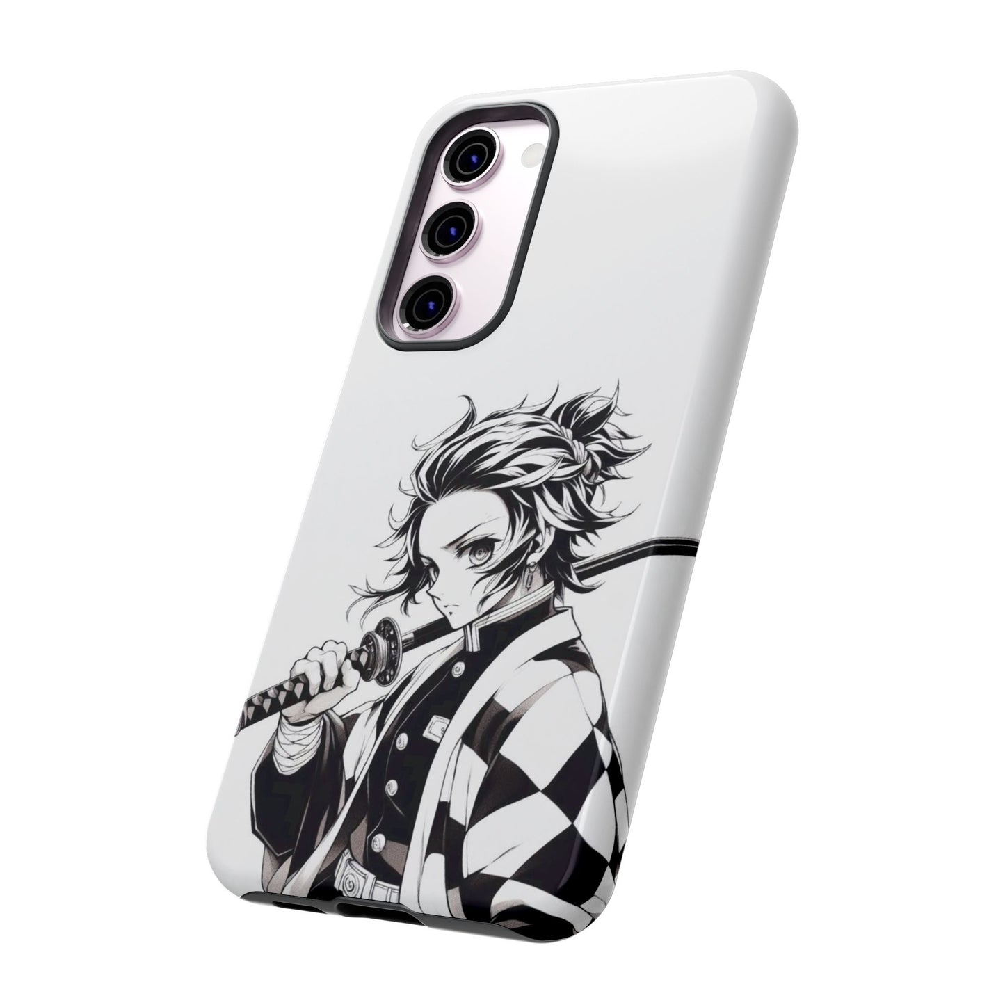 White Kamado Tanjiro Phone Case