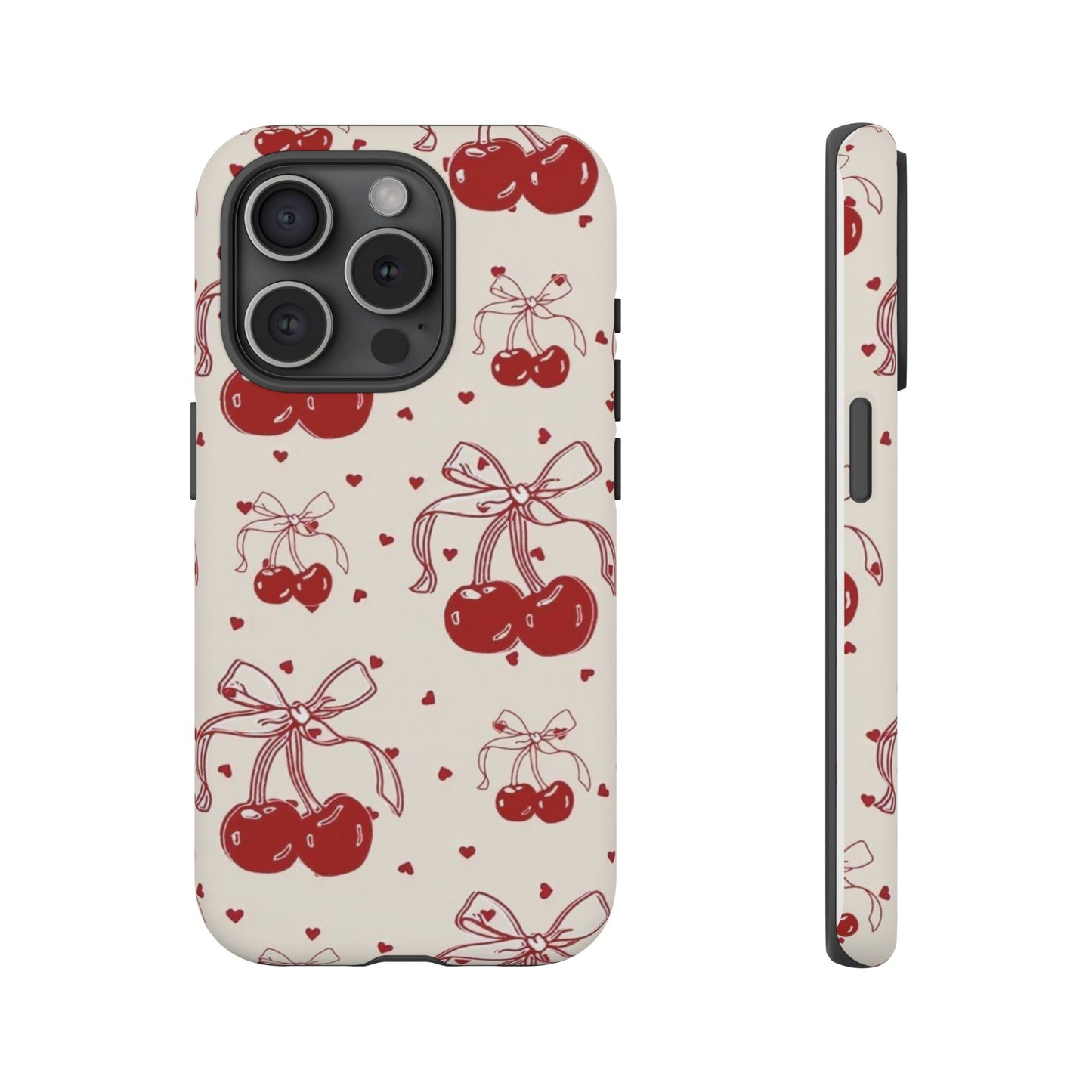 Cherry Bows iPhone Case