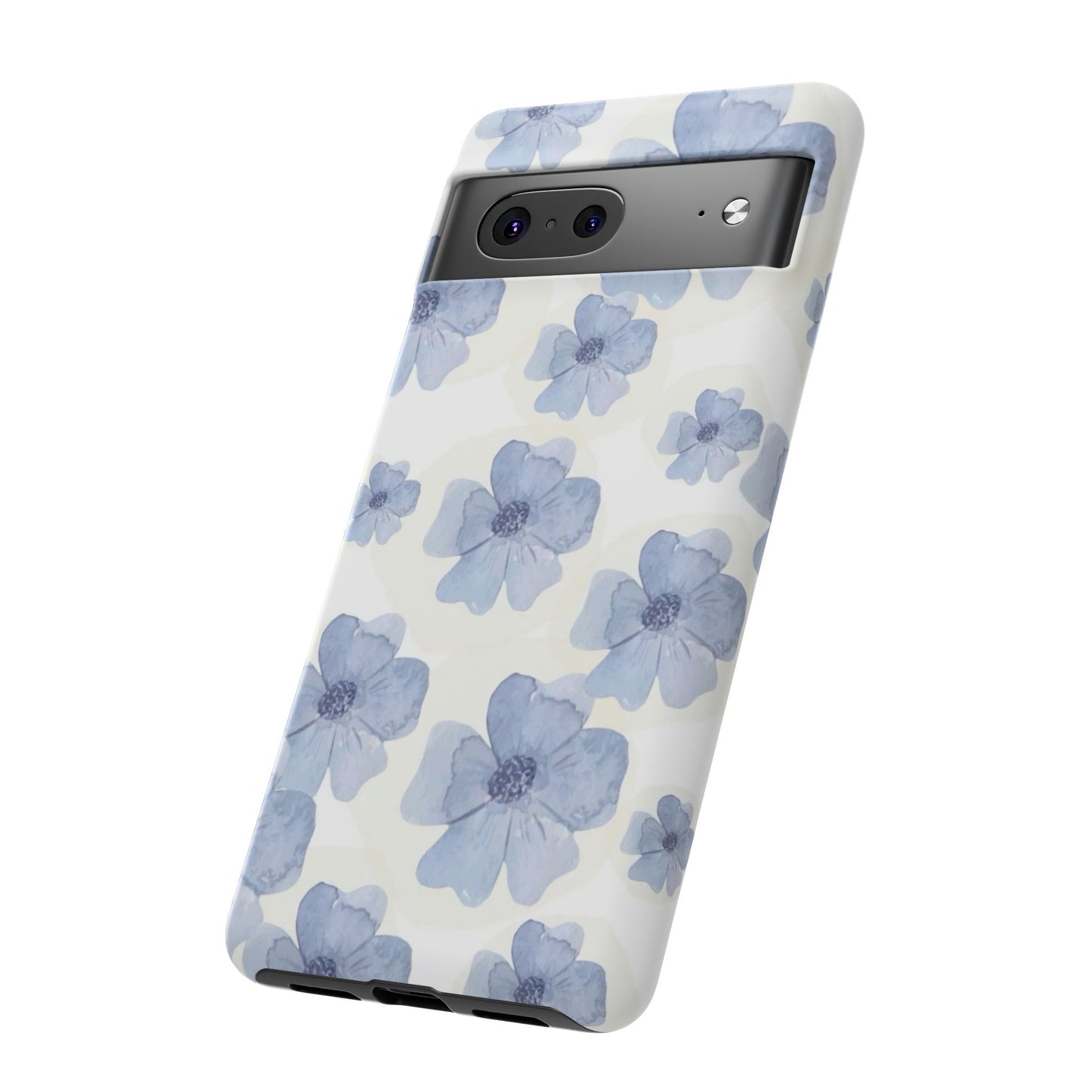 Blue Watercolor Flower iPhone Case