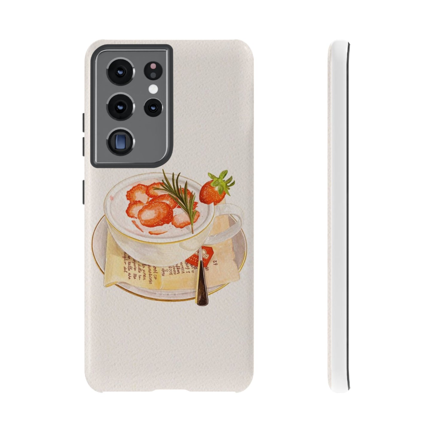 Strawberry Cream iPhone Case